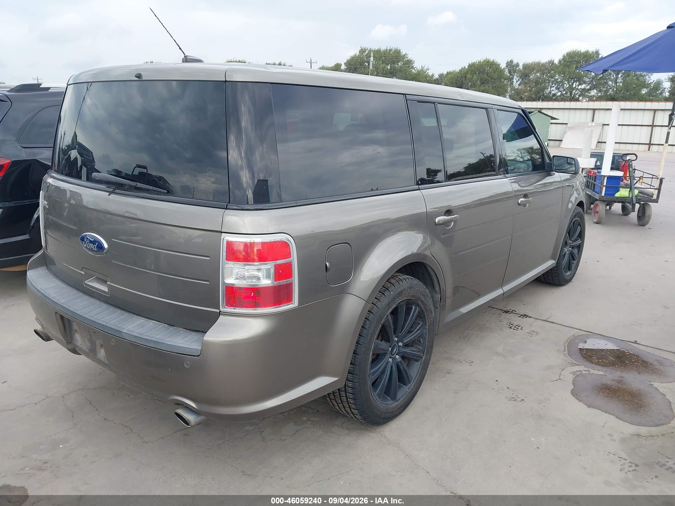 2013 Ford Flex Se Gray vin: 2FMGK5B85DBD21251