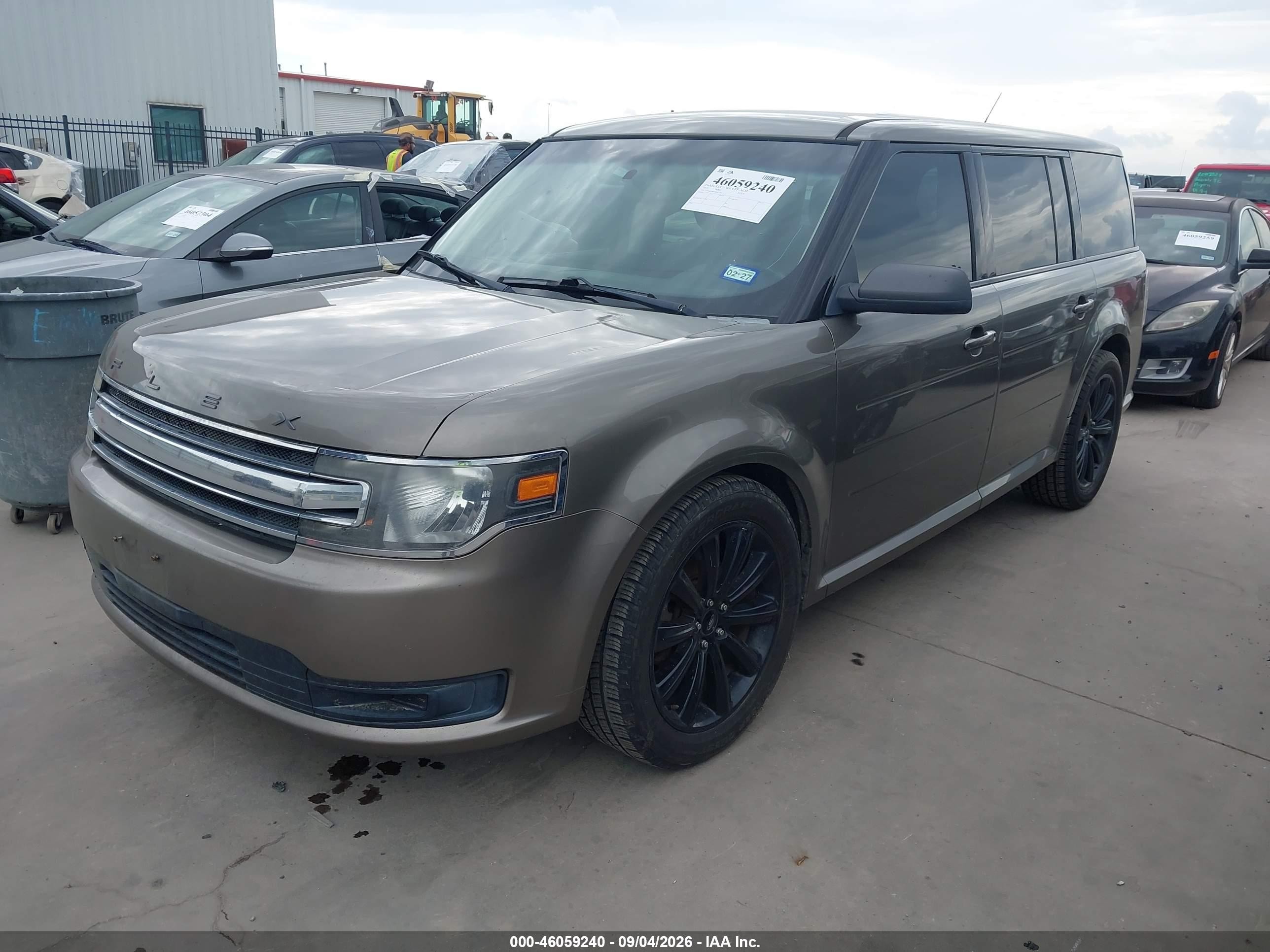 2013 Ford Flex Se Gray vin: 2FMGK5B85DBD21251