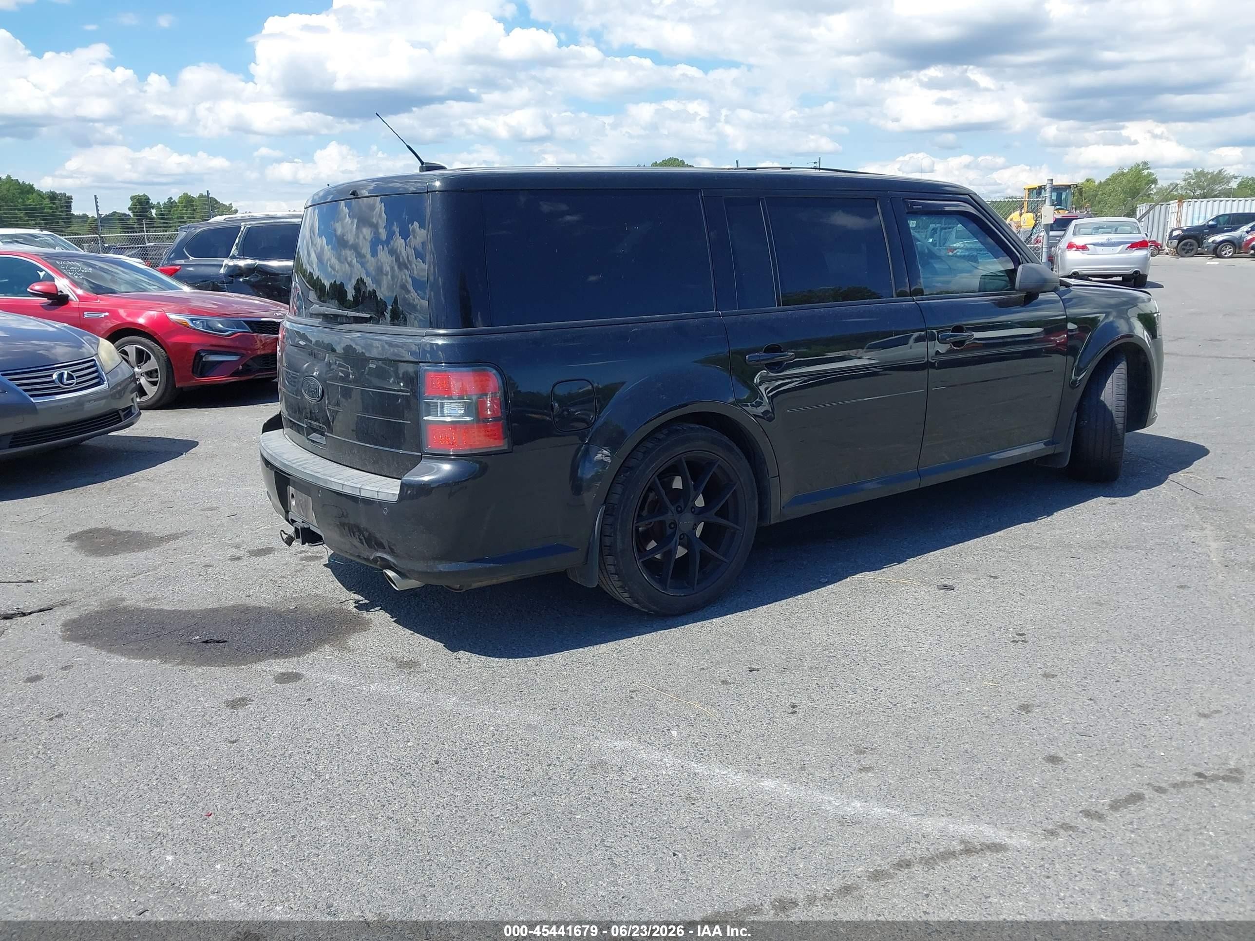 2013 Ford Flex Se Black vin: 2FMGK5B85DBD35554
