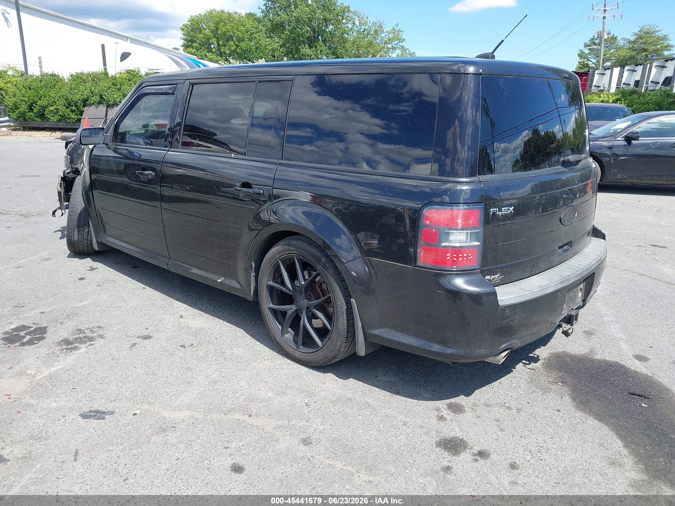 2013 Ford Flex Se Black vin: 2FMGK5B85DBD35554