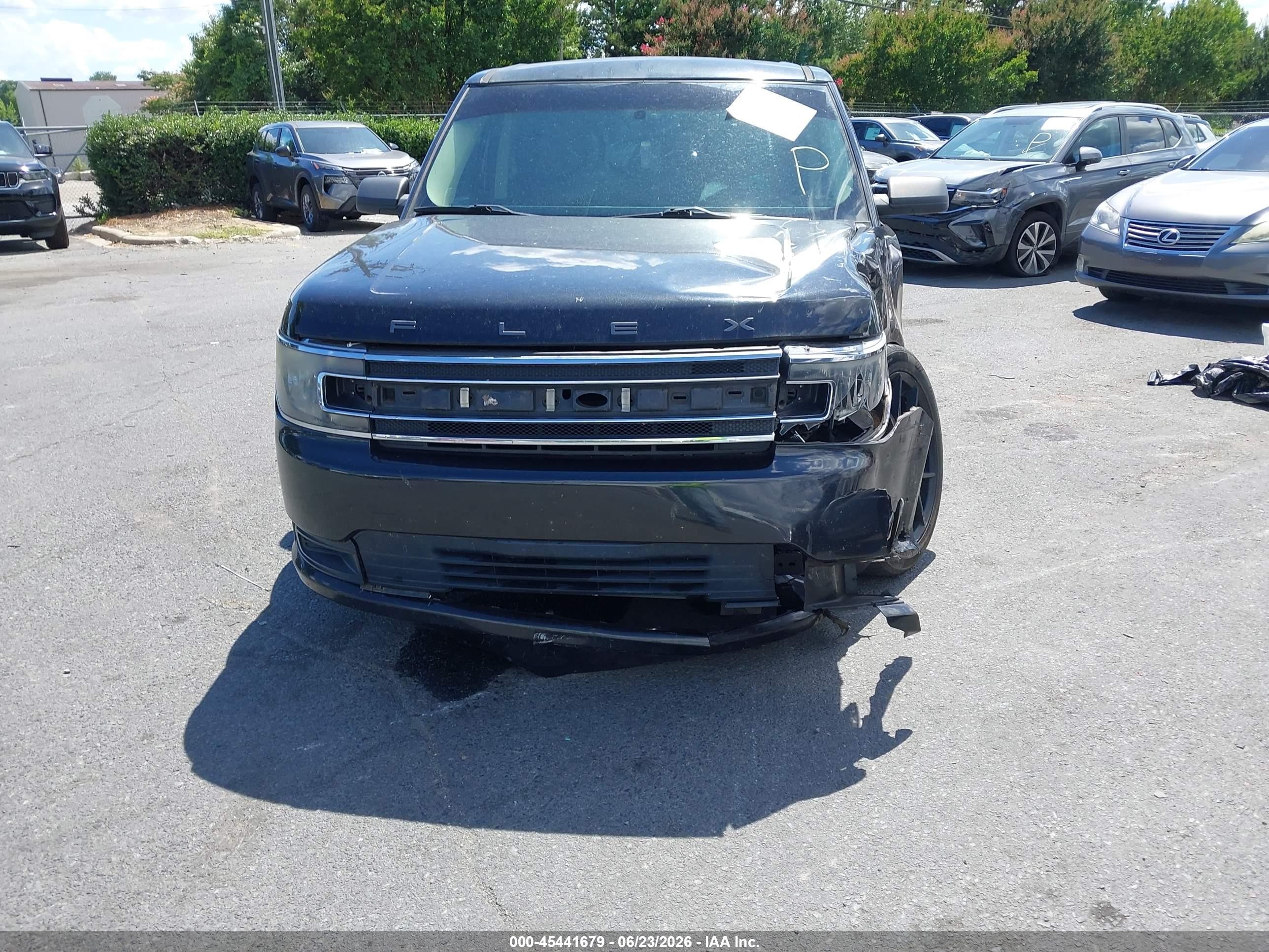 2013 Ford Flex Se Black vin: 2FMGK5B85DBD35554