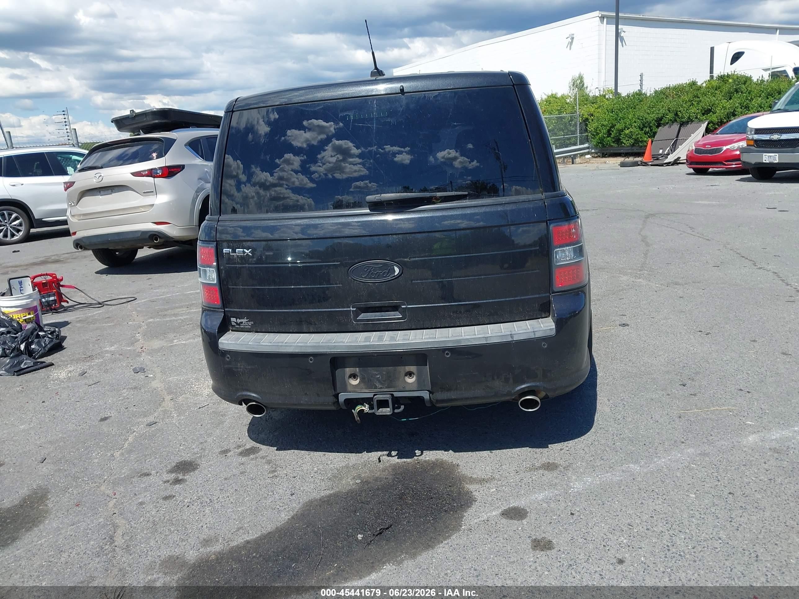 2013 Ford Flex Se Black vin: 2FMGK5B85DBD35554