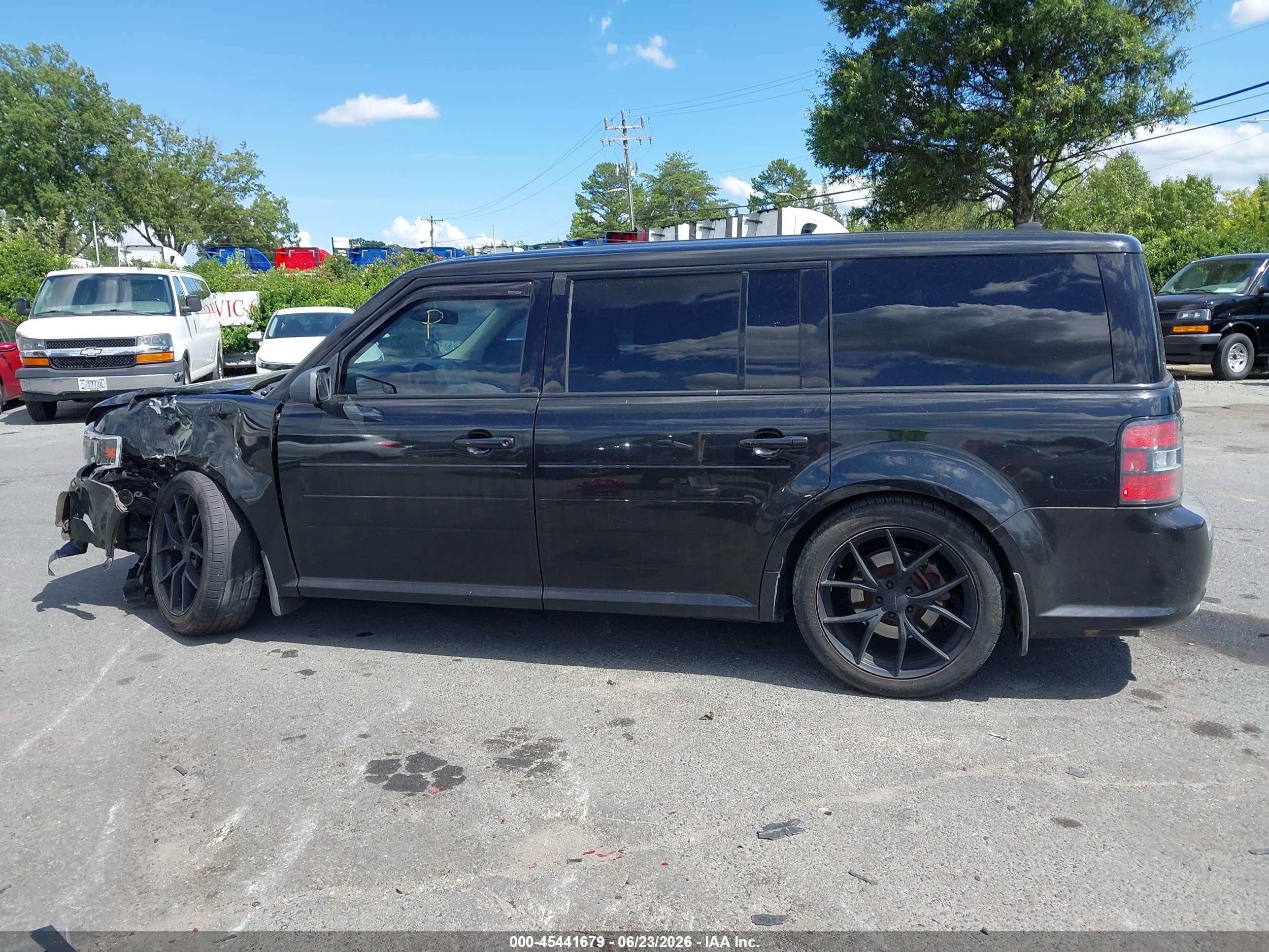 2013 Ford Flex Se Black vin: 2FMGK5B85DBD35554