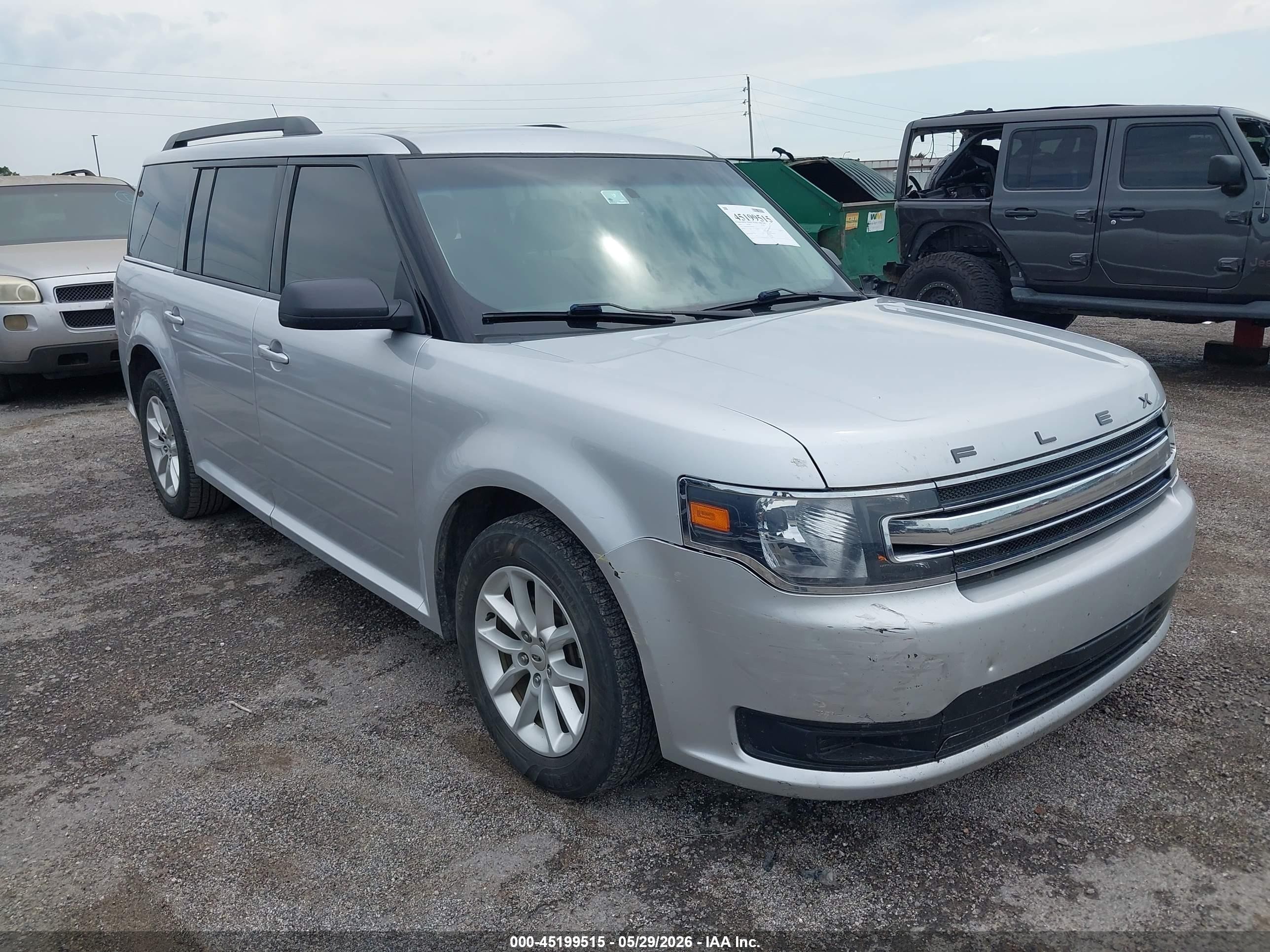 2014 Ford Flex Se Серебряный vin: 2FMGK5B85EBD03964