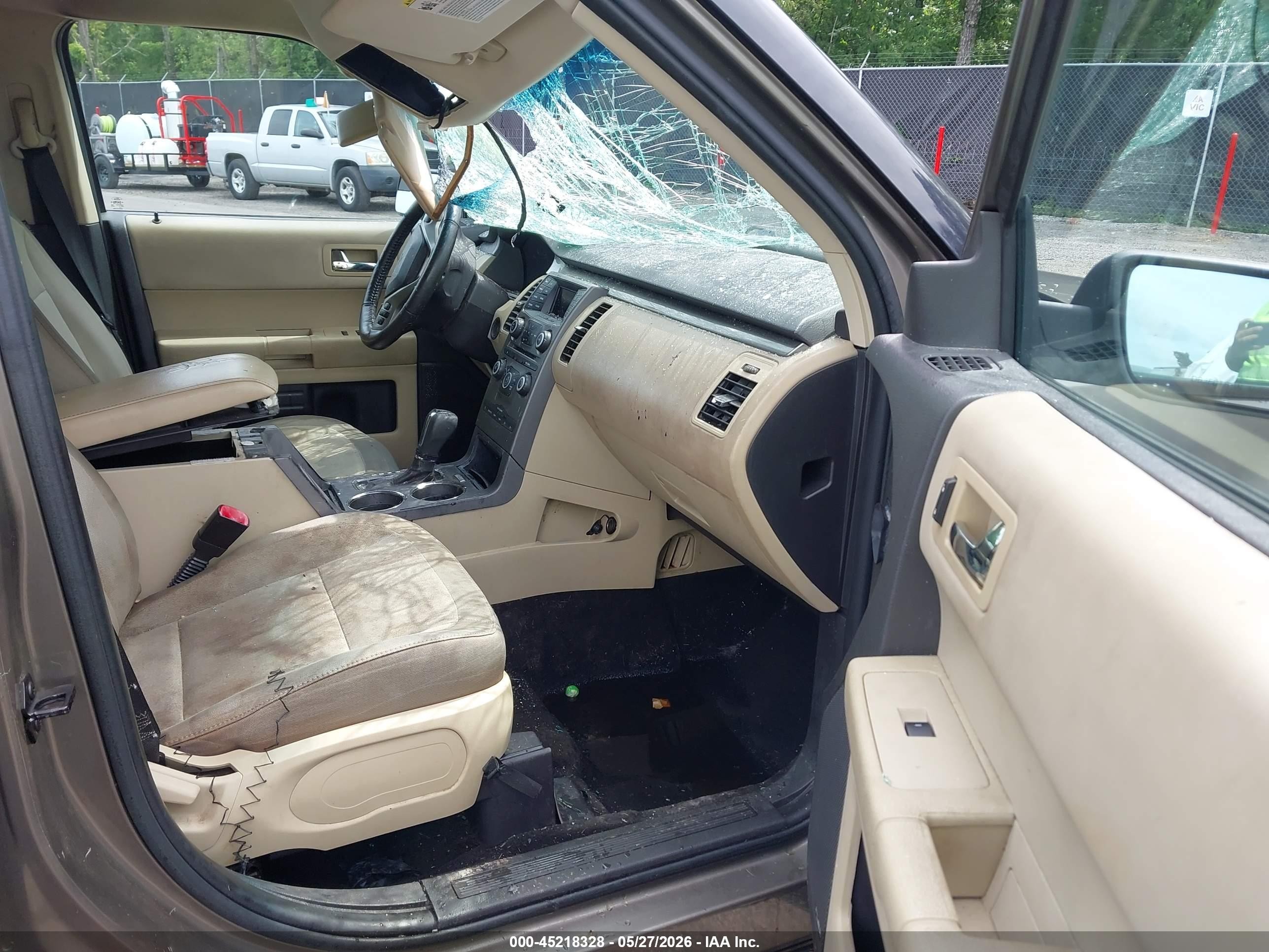 2014 Ford Flex Se Gray vin: 2FMGK5B85EBD26242