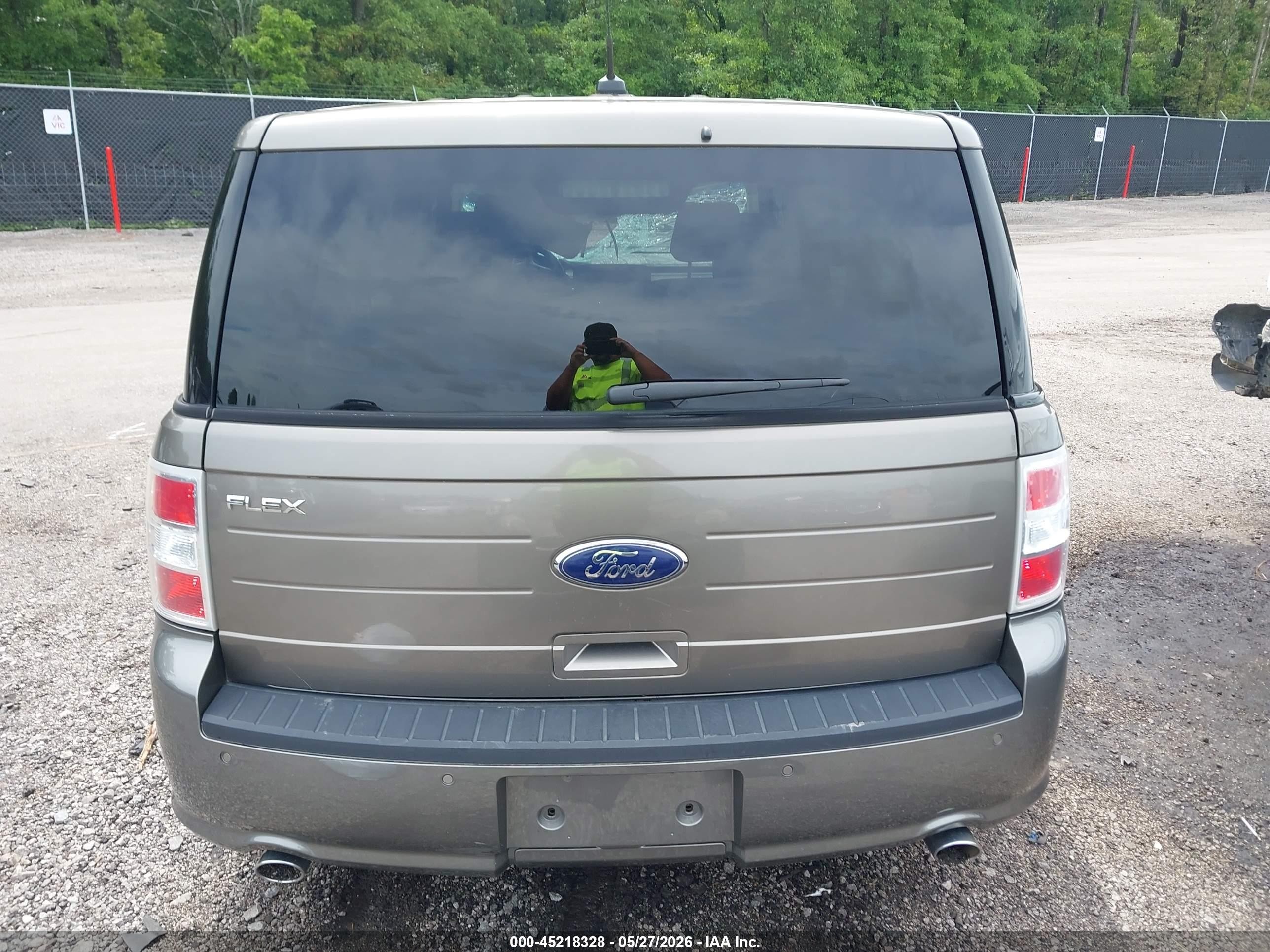 2014 Ford Flex Se Gray vin: 2FMGK5B85EBD26242