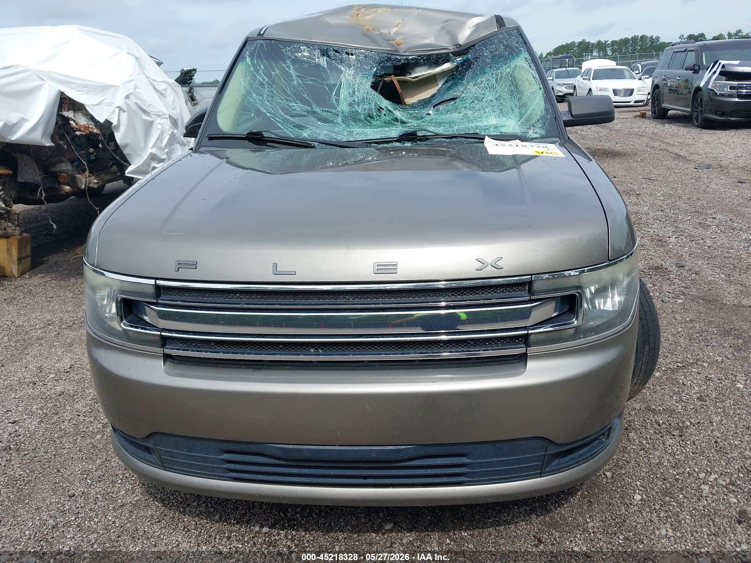 2014 Ford Flex Se Gray vin: 2FMGK5B85EBD26242