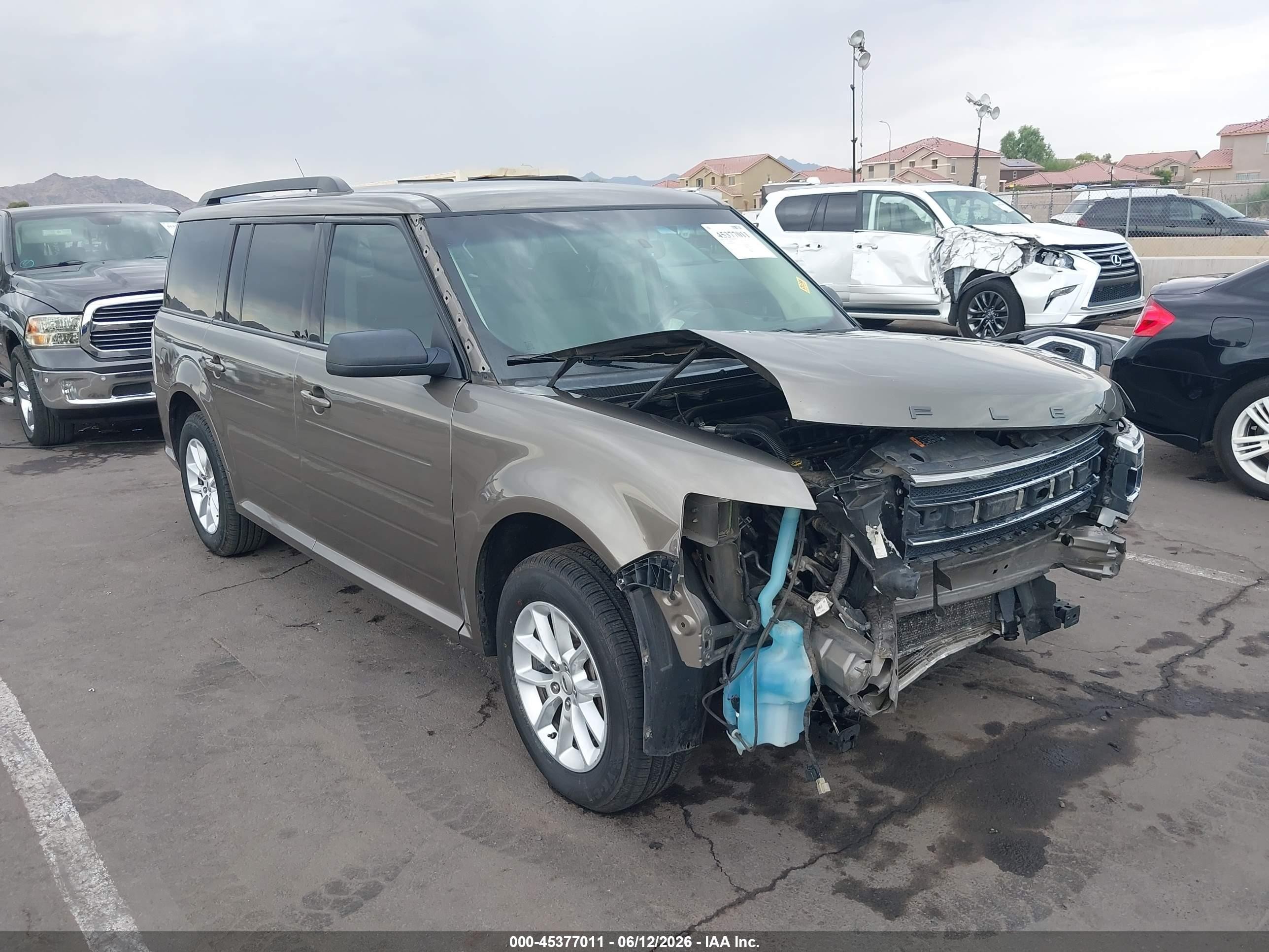 2013 Ford Flex Se Серый vin: 2FMGK5B86DBD19928