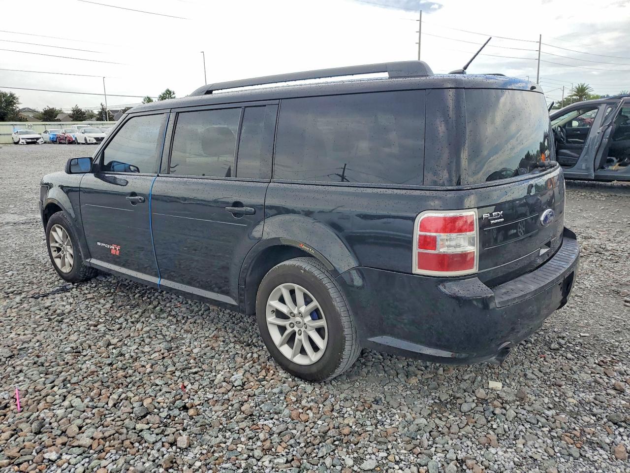 2013 Ford Flex Se Black vin: 2FMGK5B86DBD32243