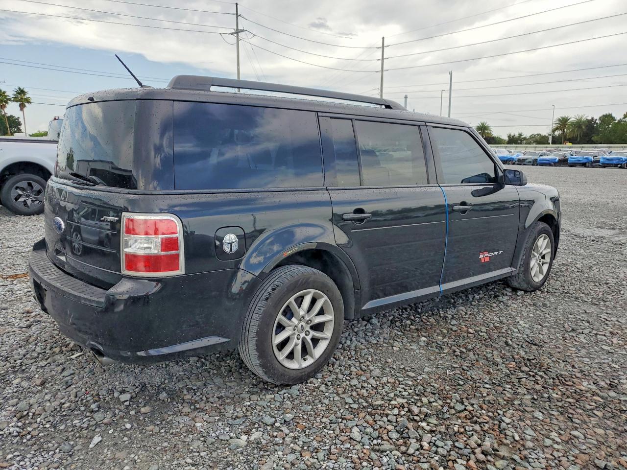 2013 Ford Flex Se Black vin: 2FMGK5B86DBD32243