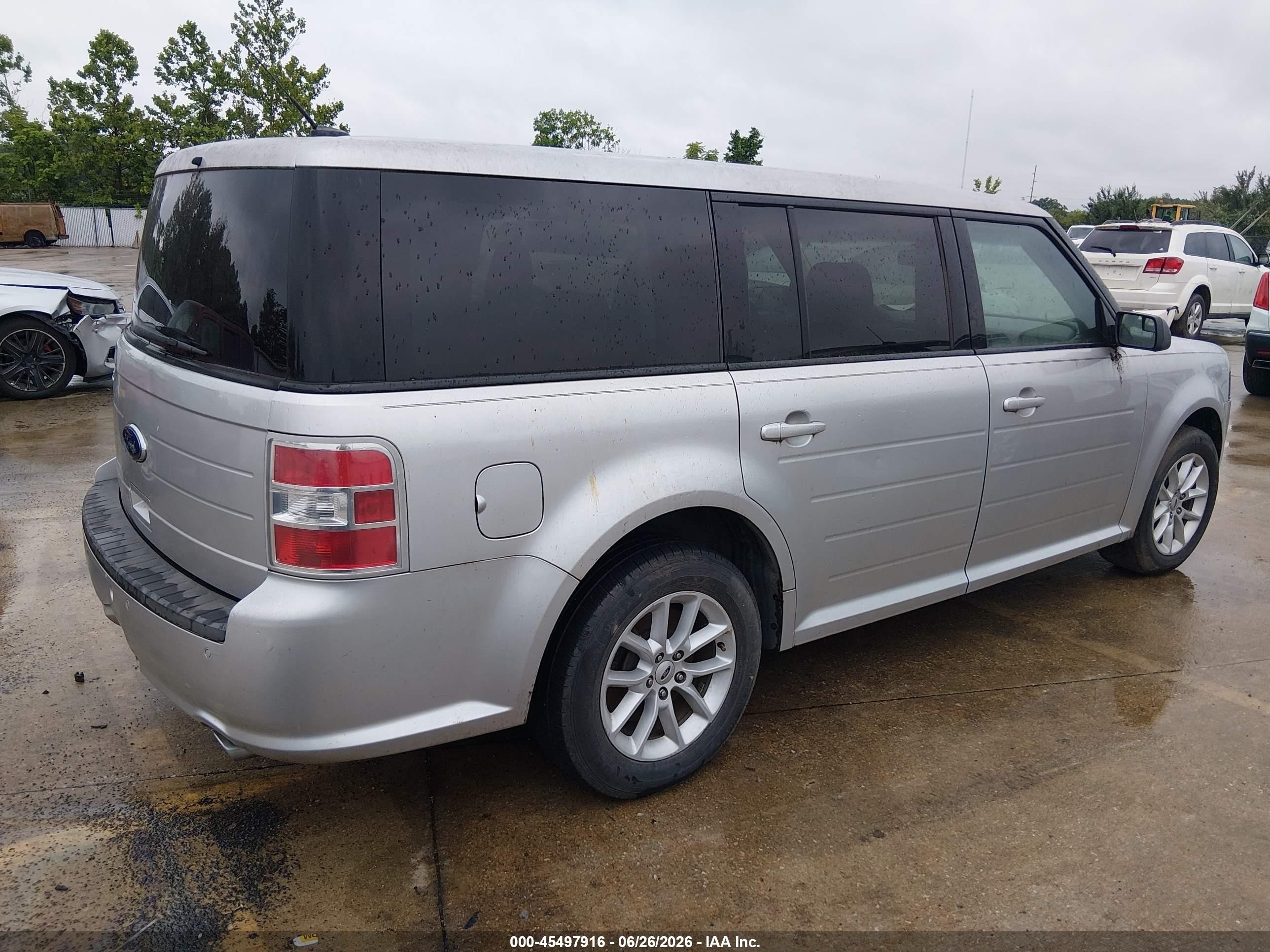 2013 Ford Flex Se Gray vin: 2FMGK5B86DBD36910
