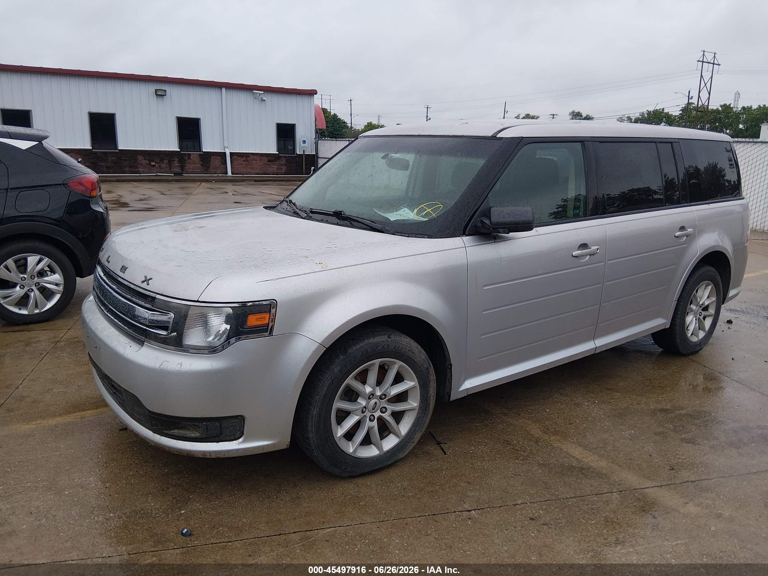 2013 Ford Flex Se Gray vin: 2FMGK5B86DBD36910