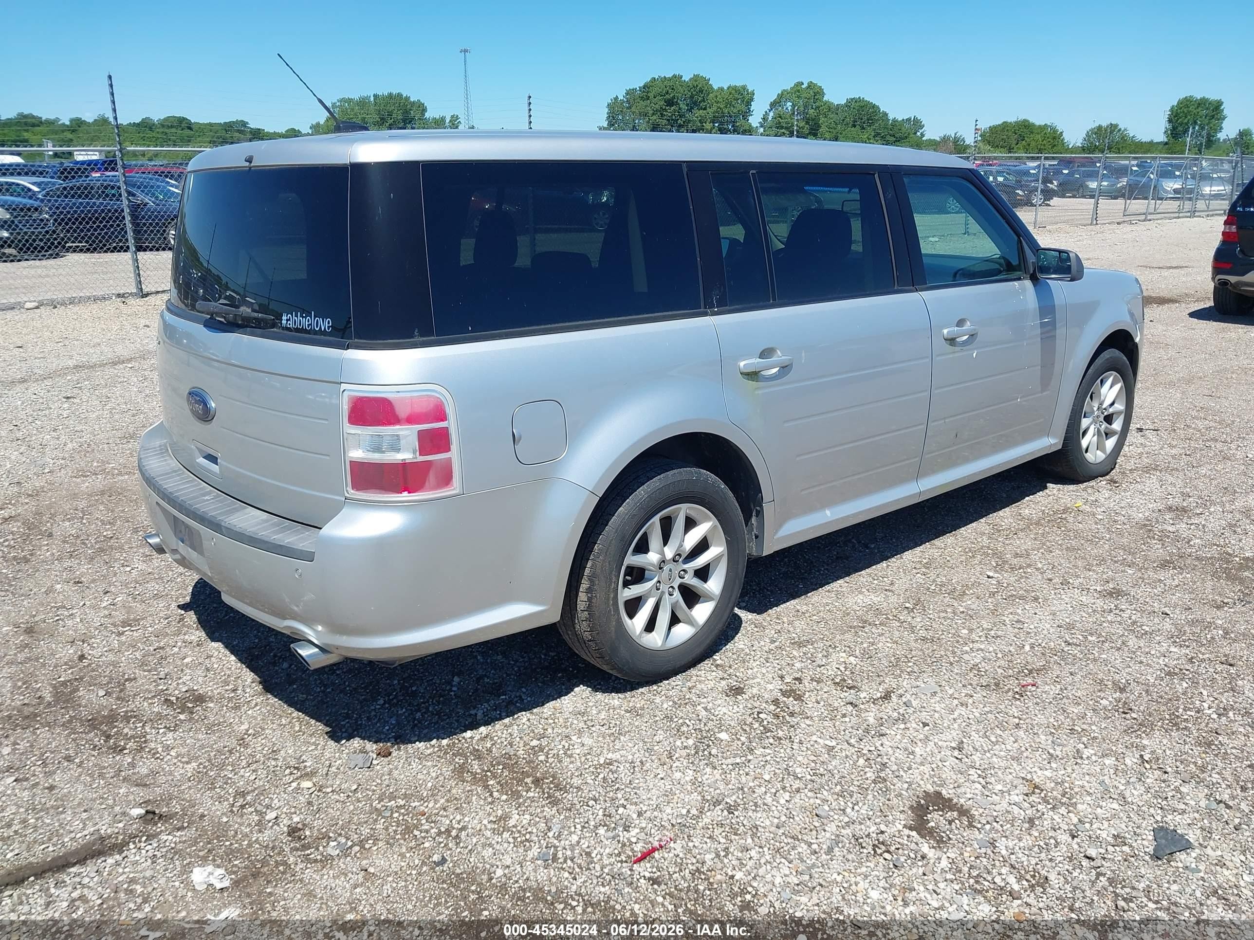 2014 Ford Flex Se Silver vin: 2FMGK5B86EBD10230