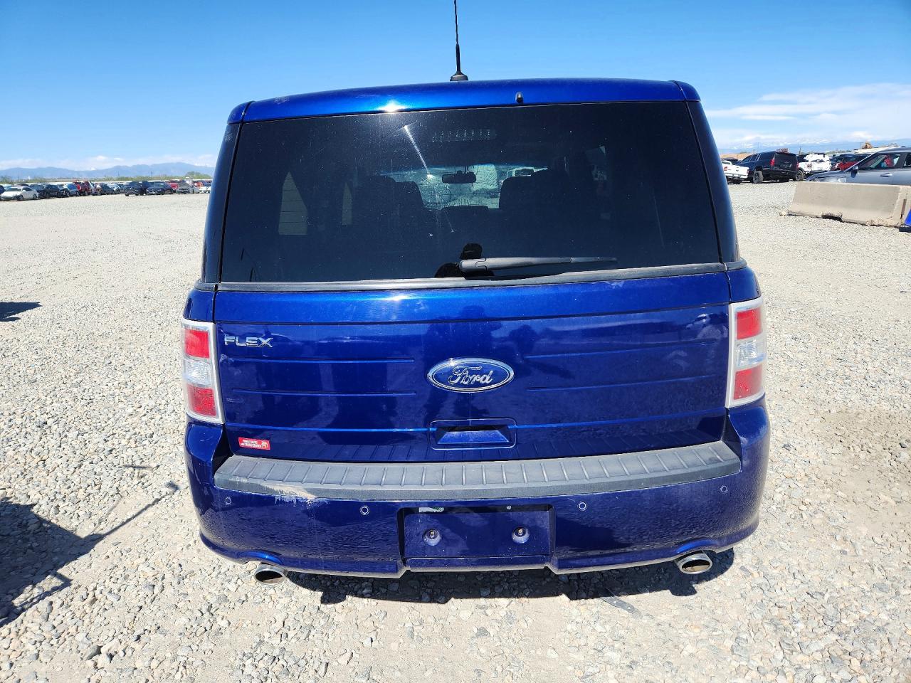 2013 Ford Flex Blue vin: 2FMGK5B87DBD27651