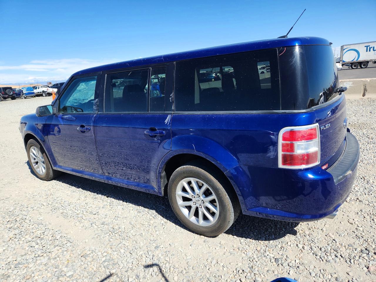 2013 Ford Flex Blue vin: 2FMGK5B87DBD27651