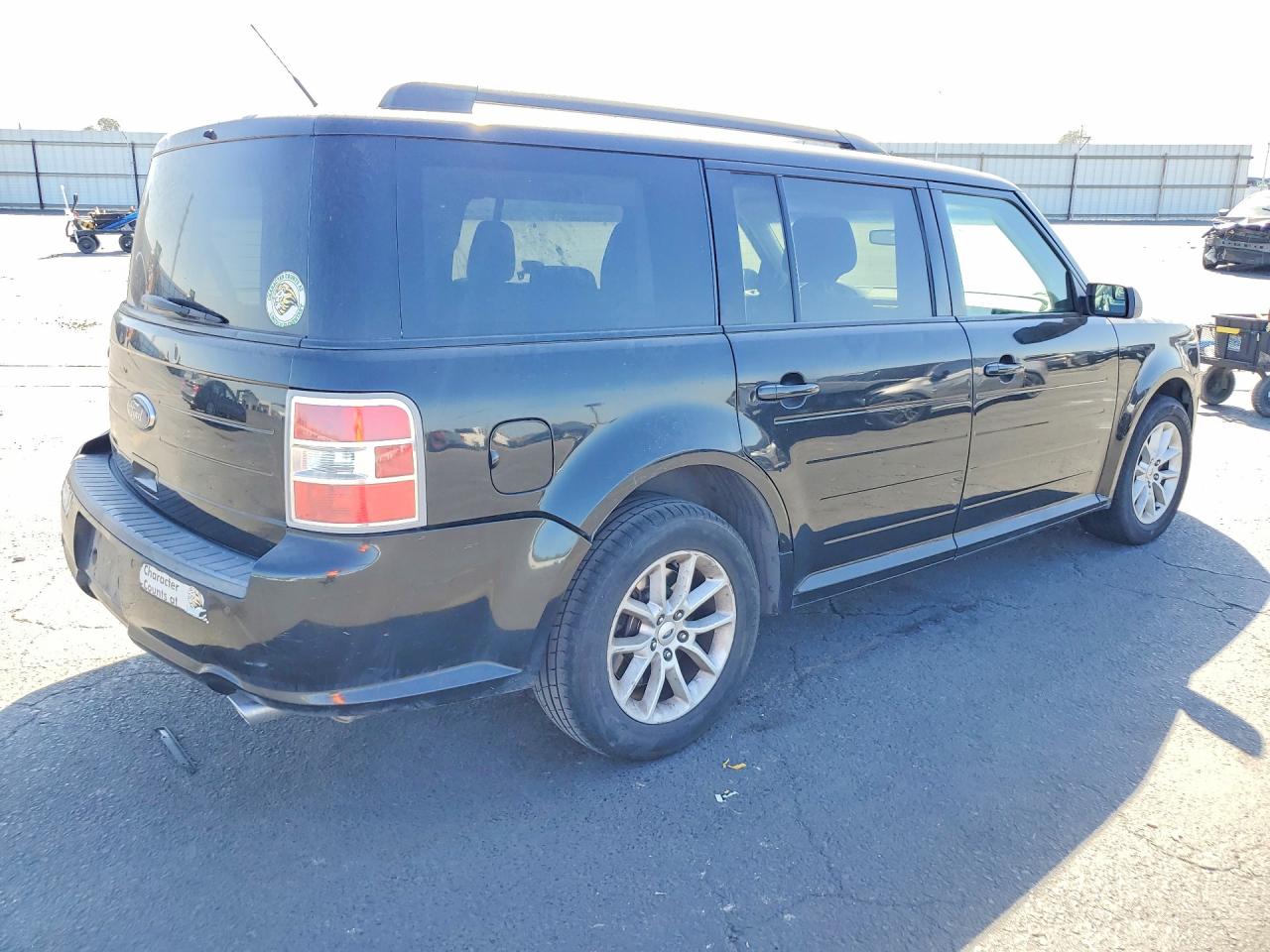 2013 Ford Flex Se Black vin: 2FMGK5B87DBD29819