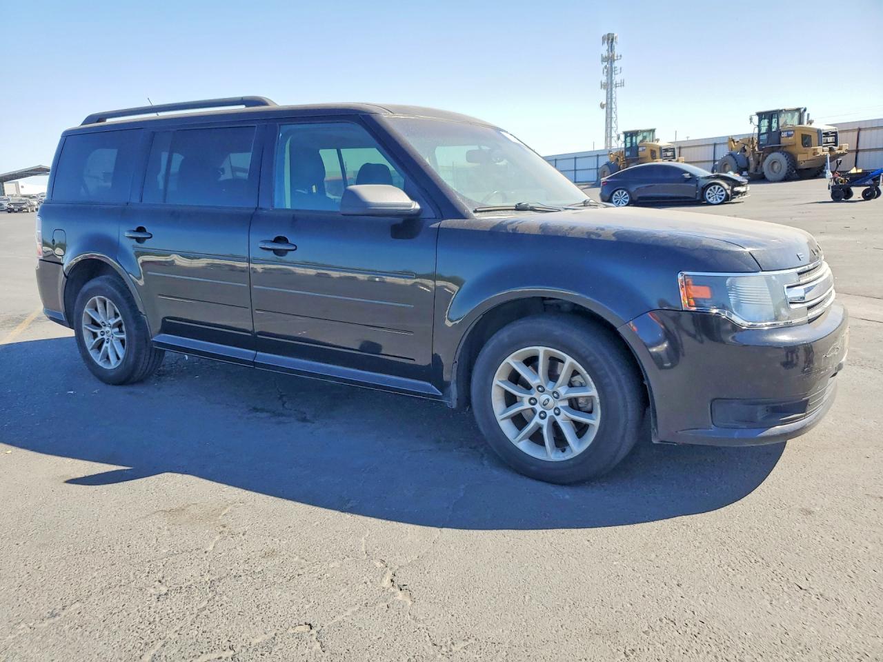 2013 Ford Flex Se Black vin: 2FMGK5B87DBD29819