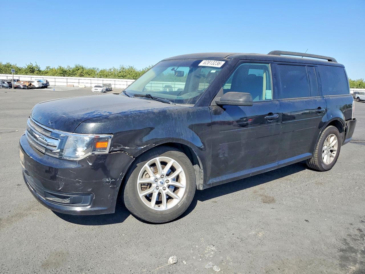2013 Ford Flex Se Black vin: 2FMGK5B87DBD29819