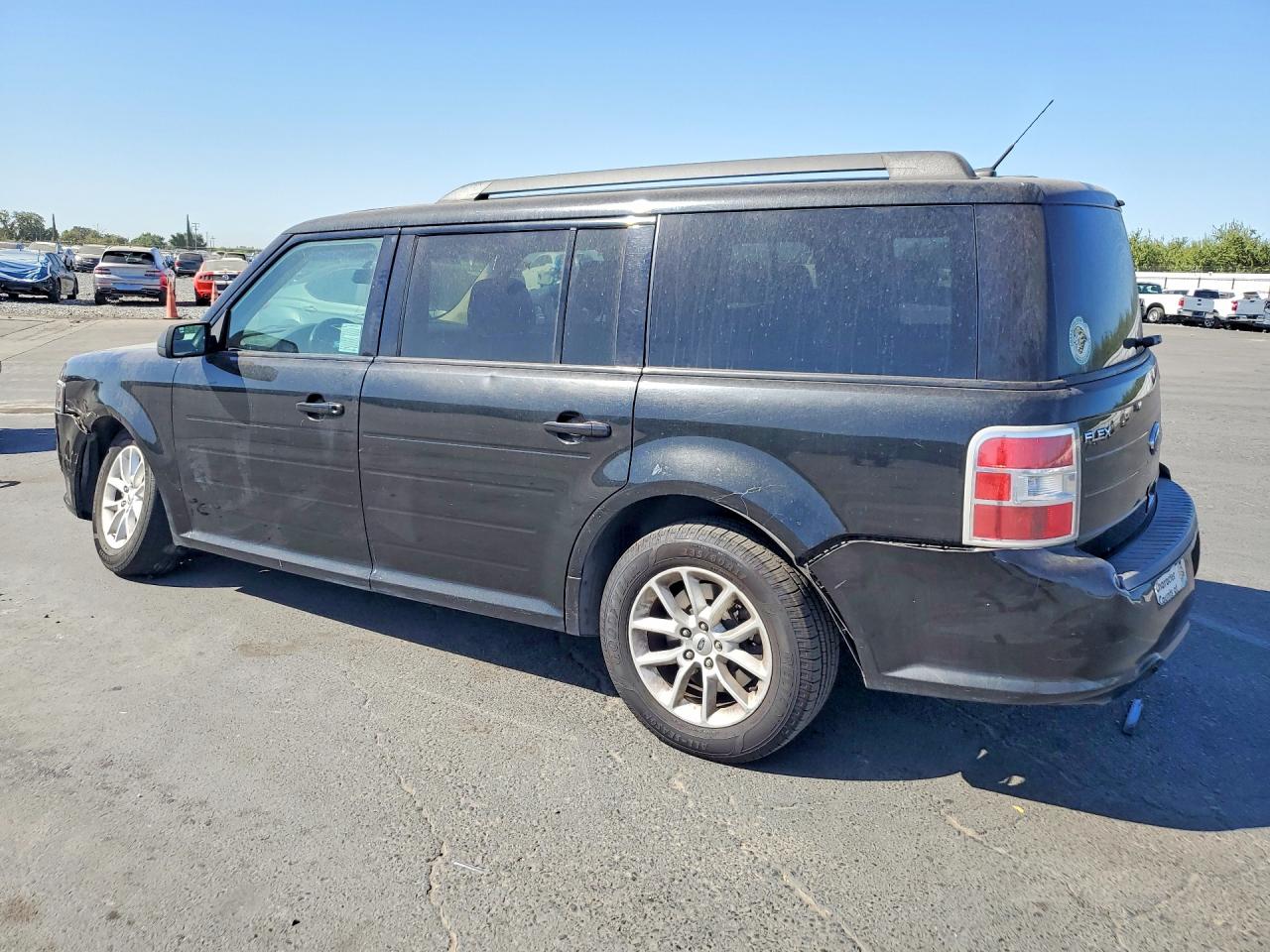 2013 Ford Flex Se Black vin: 2FMGK5B87DBD29819