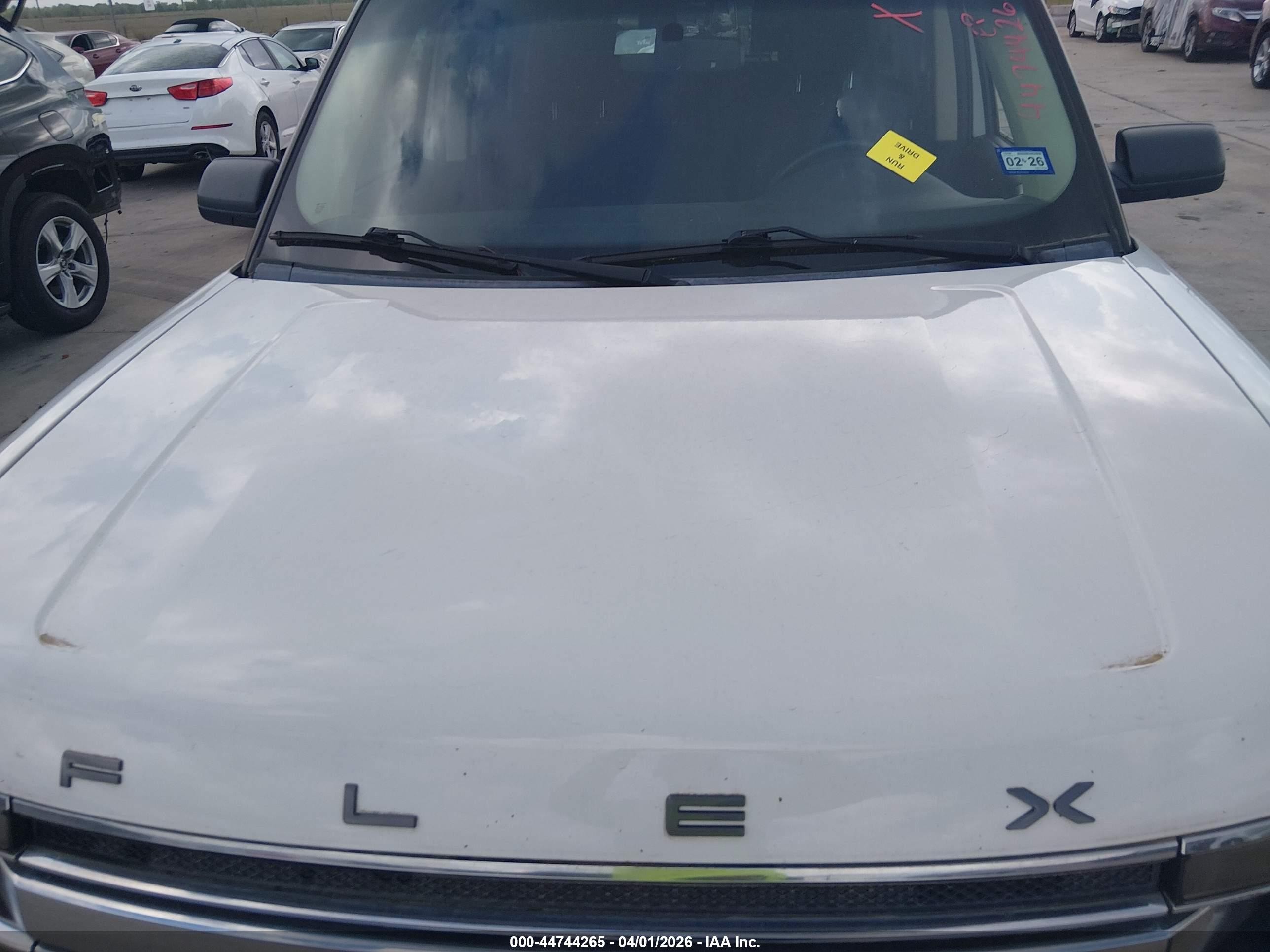 2014 Ford Flex Se White vin: 2FMGK5B87EBD14156