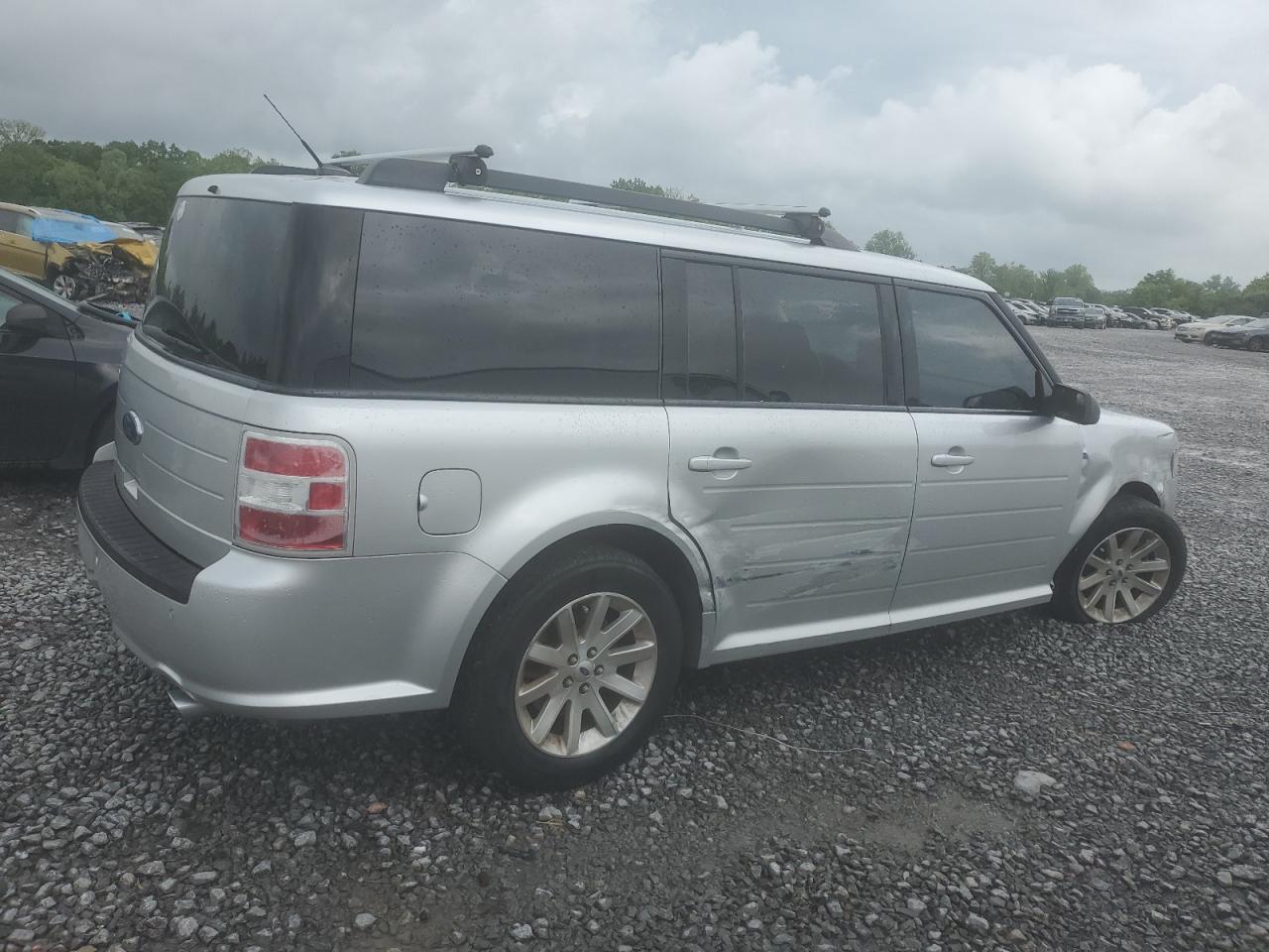 2014 Ford Flex Se Silver vin: 2FMGK5B87EBD34052