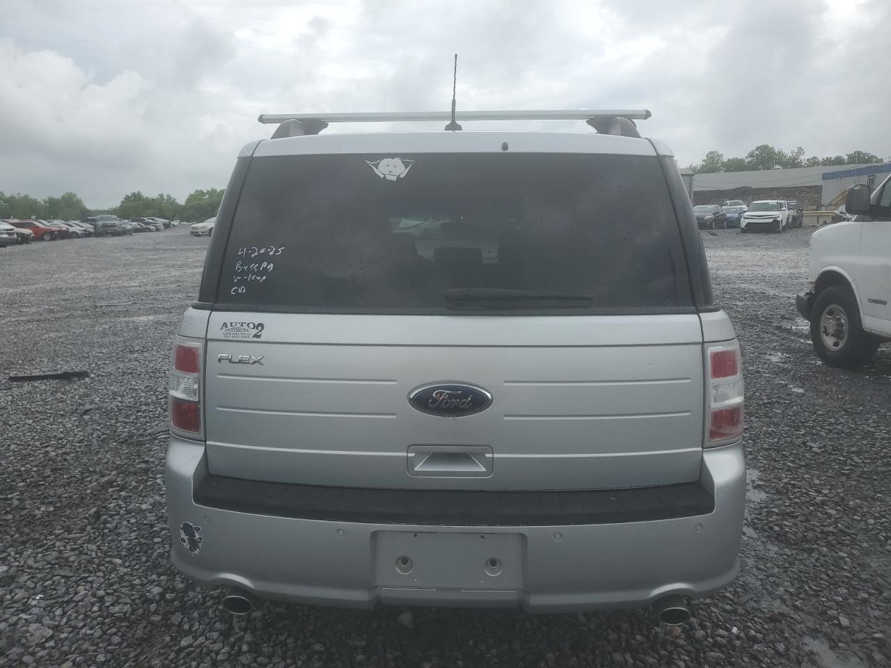 2014 Ford Flex Se Silver vin: 2FMGK5B87EBD34052
