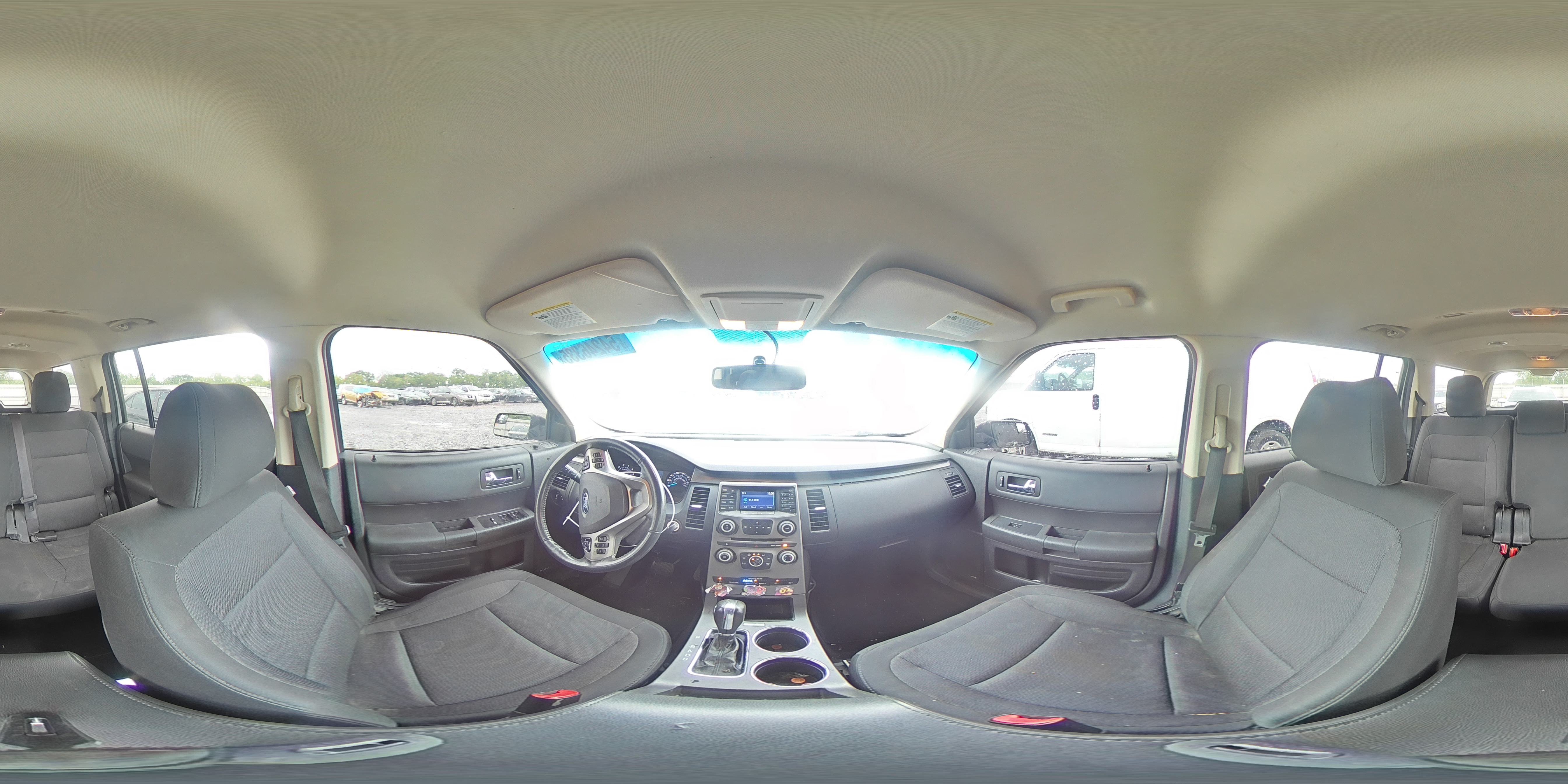 2014 Ford Flex Se Silver vin: 2FMGK5B87EBD34052