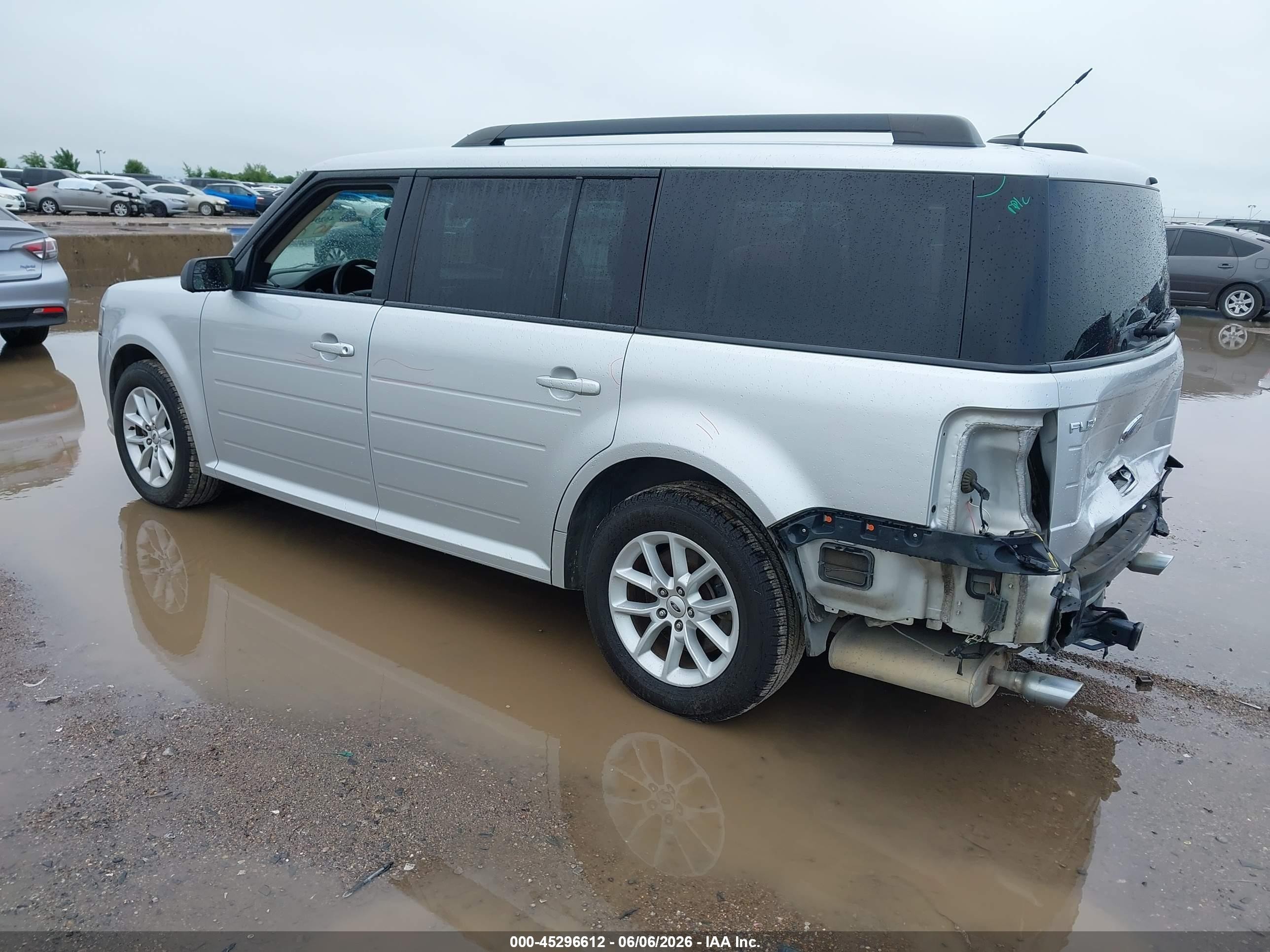 2014 Ford Flex Se Silver vin: 2FMGK5B87EBD35024