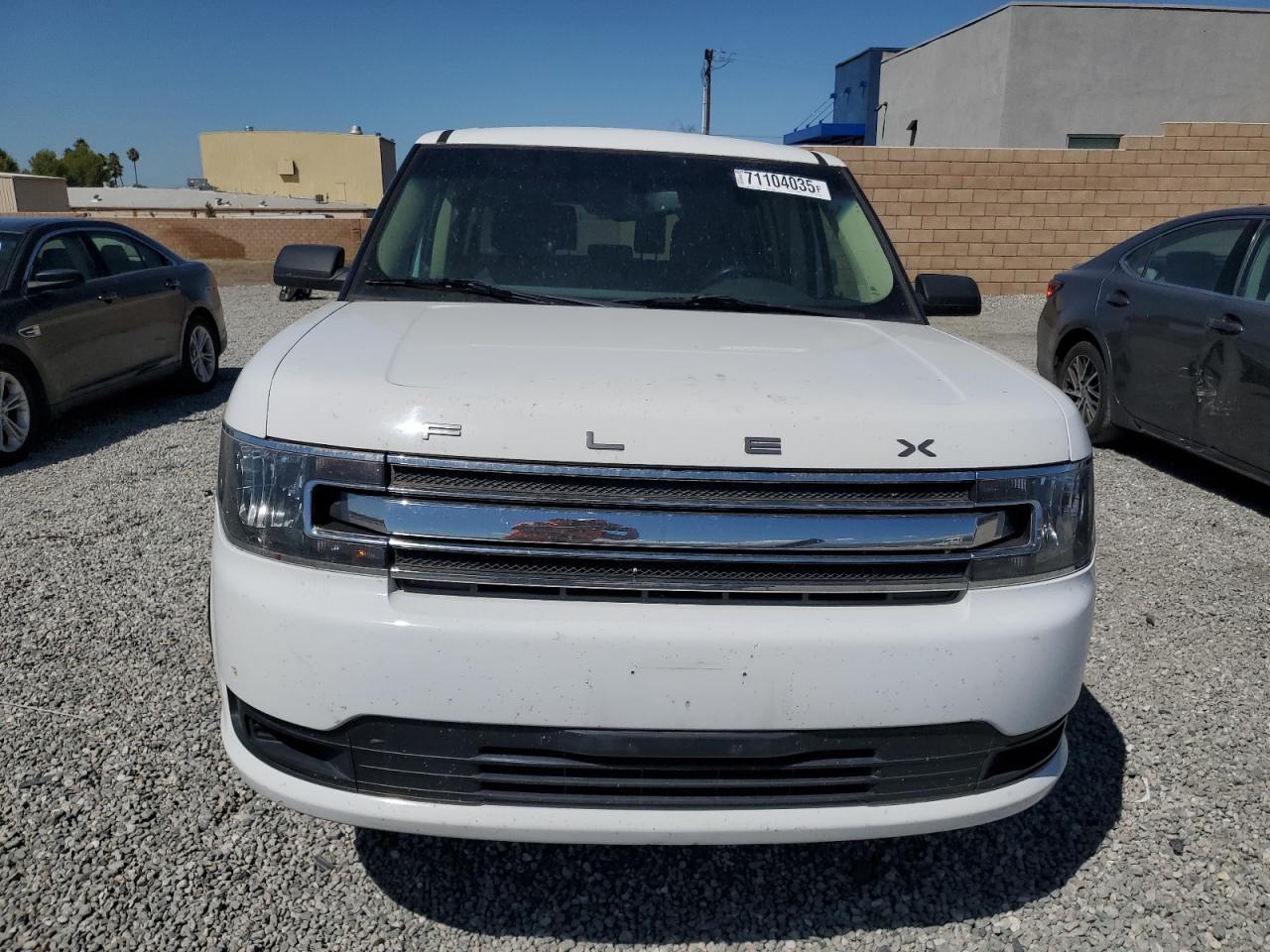 2018 Ford Flex Se White vin: 2FMGK5B87JBA04244