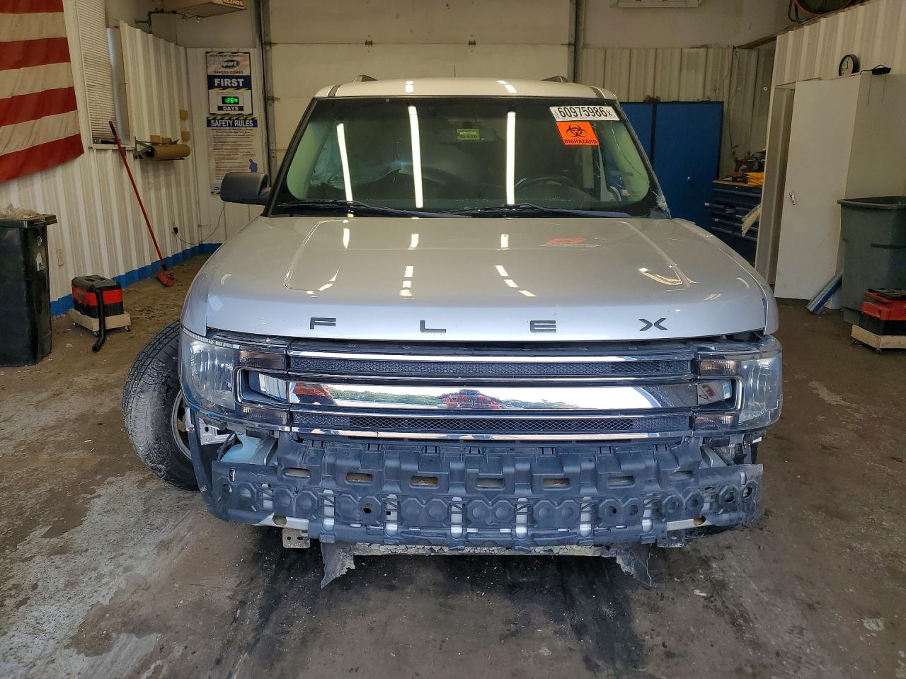 2013 Ford Flex Se Silver vin: 2FMGK5B88DBD21633