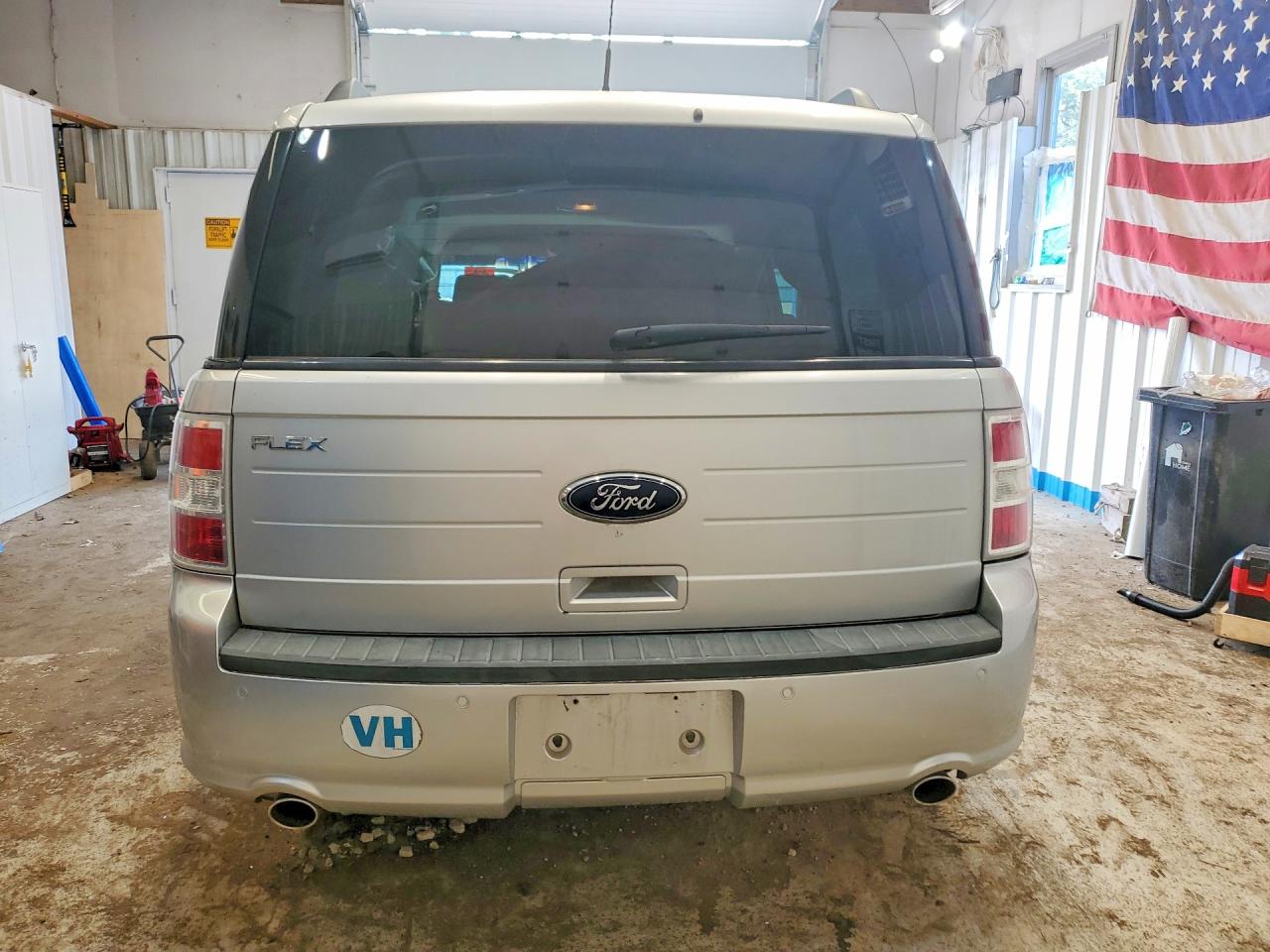 2013 Ford Flex Se Silver vin: 2FMGK5B88DBD21633