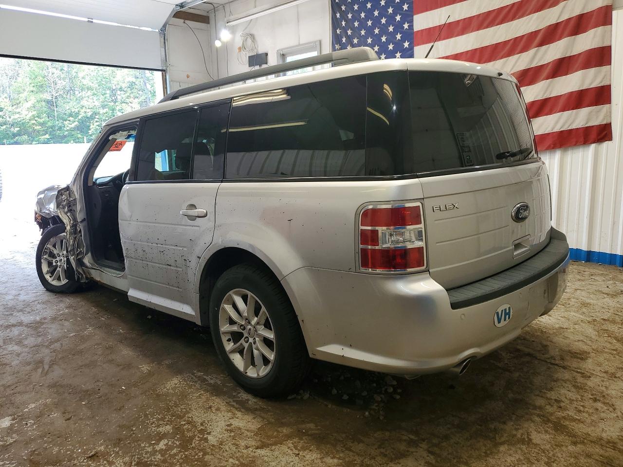 2013 Ford Flex Se Silver vin: 2FMGK5B88DBD21633