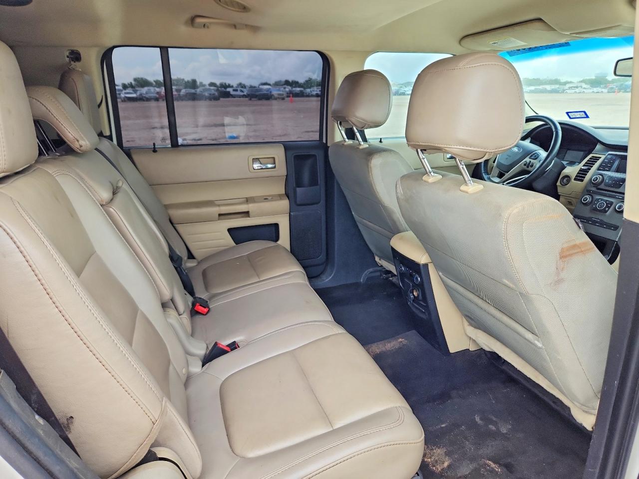 2013 Ford Flex Se White vin: 2FMGK5B88DBD24693