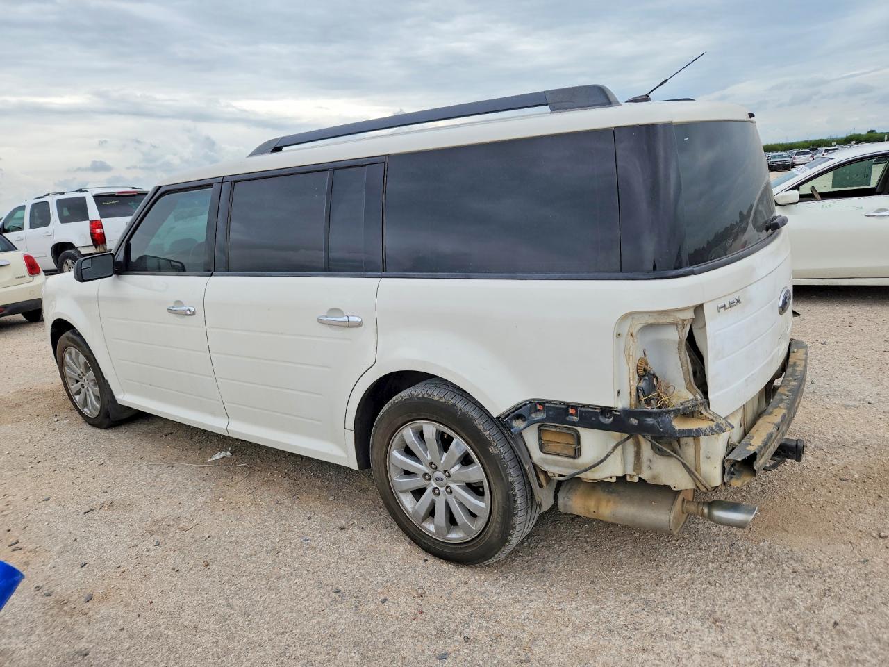2013 Ford Flex Se White vin: 2FMGK5B88DBD24693