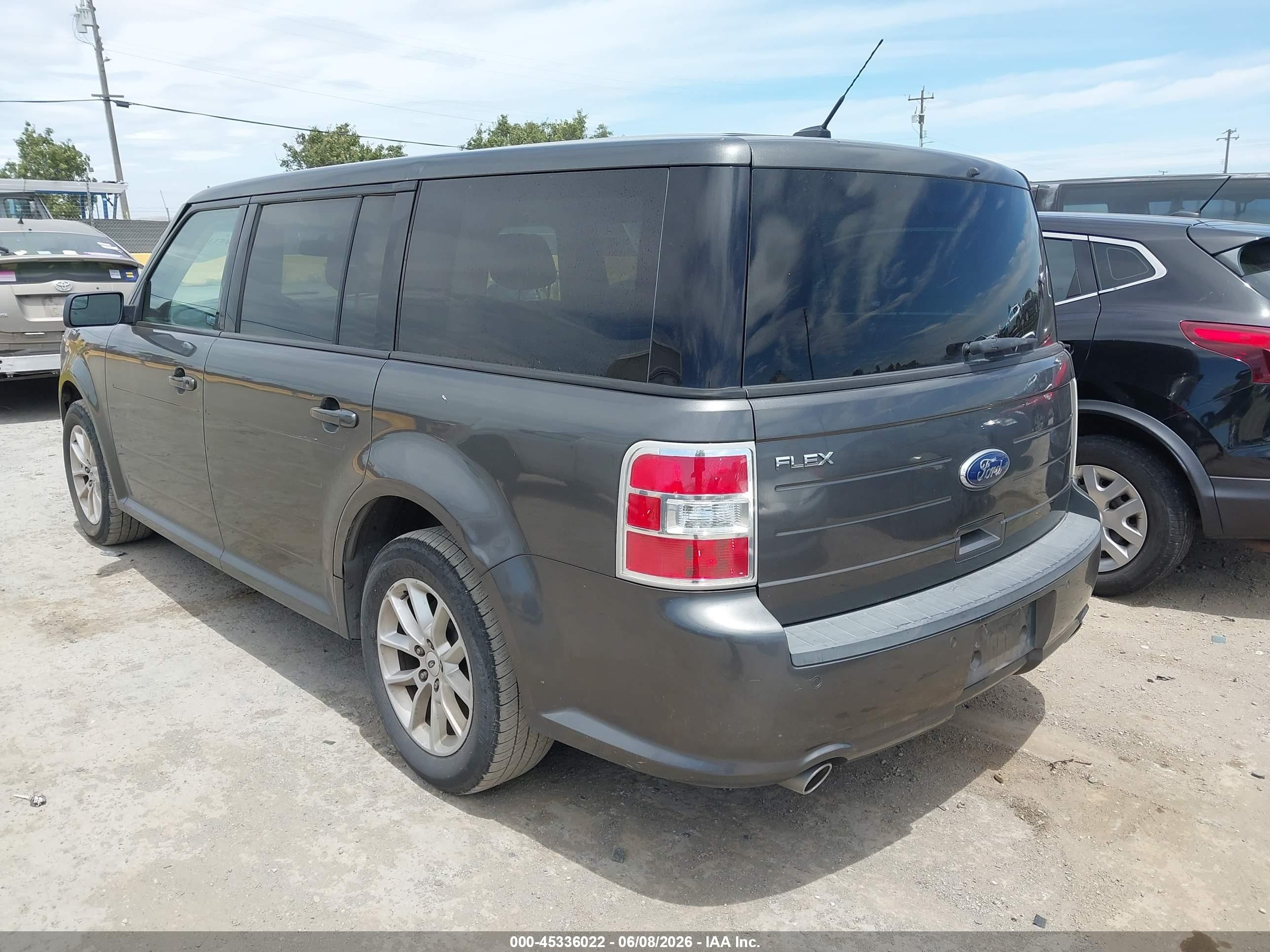 2015 Ford Flex Se Gray vin: 2FMGK5B88FBA04597