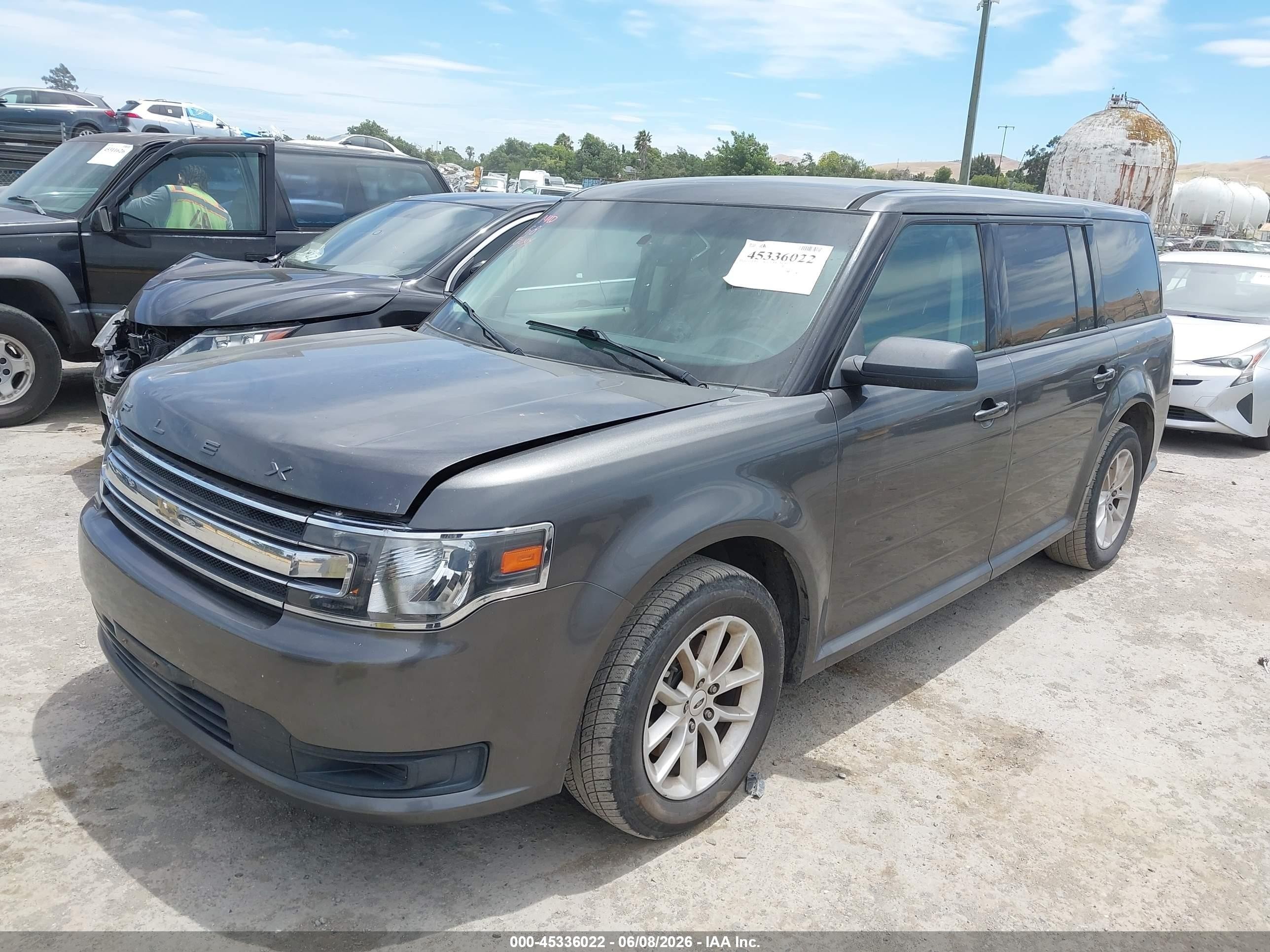 2015 Ford Flex Se Gray vin: 2FMGK5B88FBA04597
