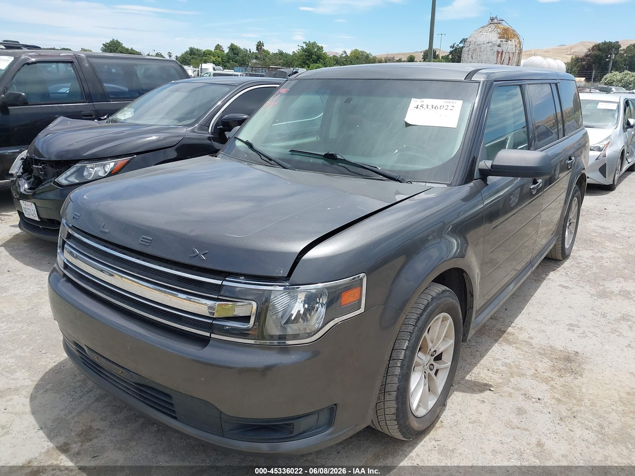 2015 Ford Flex Se Gray vin: 2FMGK5B88FBA04597