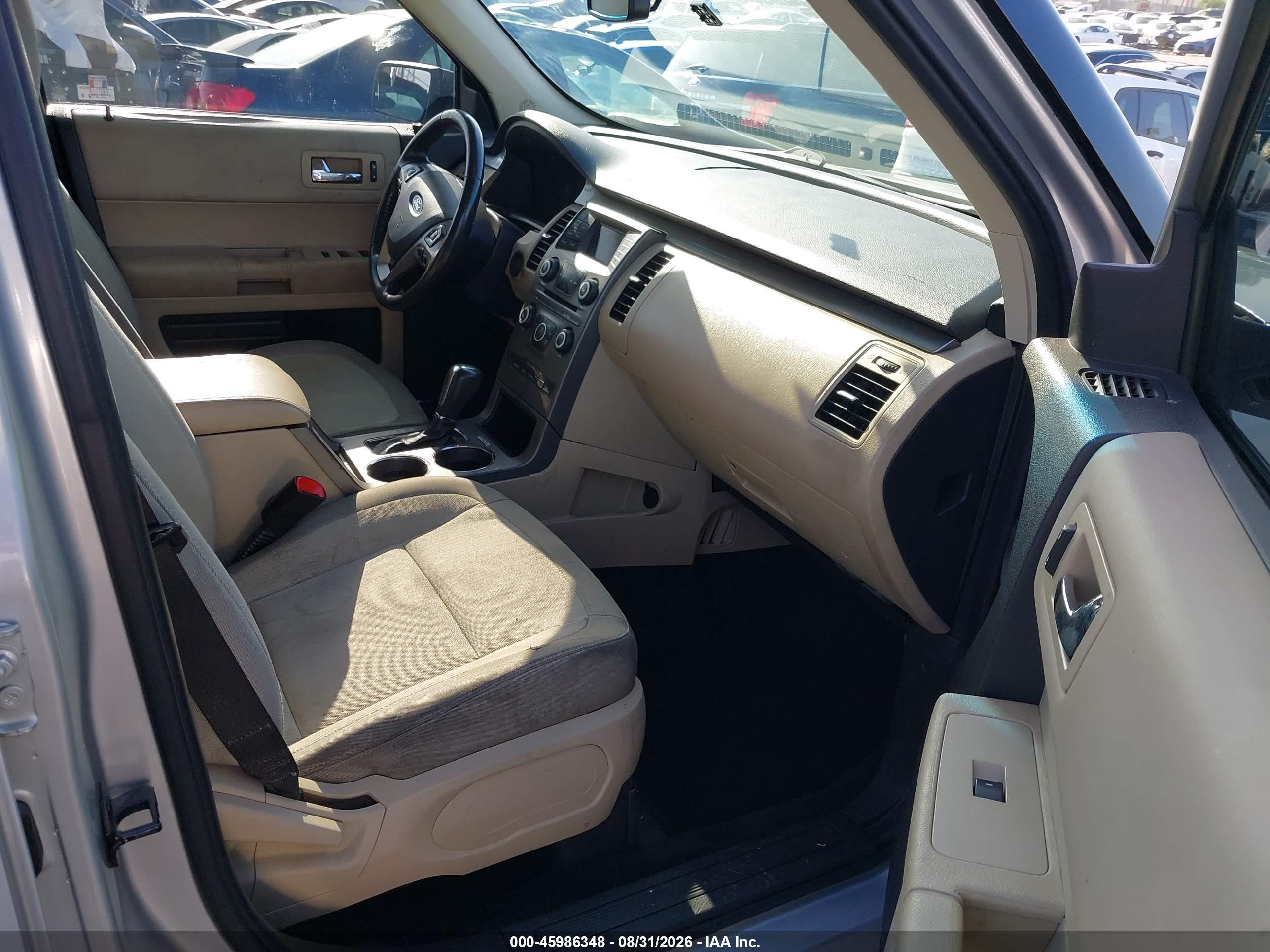 2014 Ford Flex Se Silver vin: 2FMGK5B89EBD21271