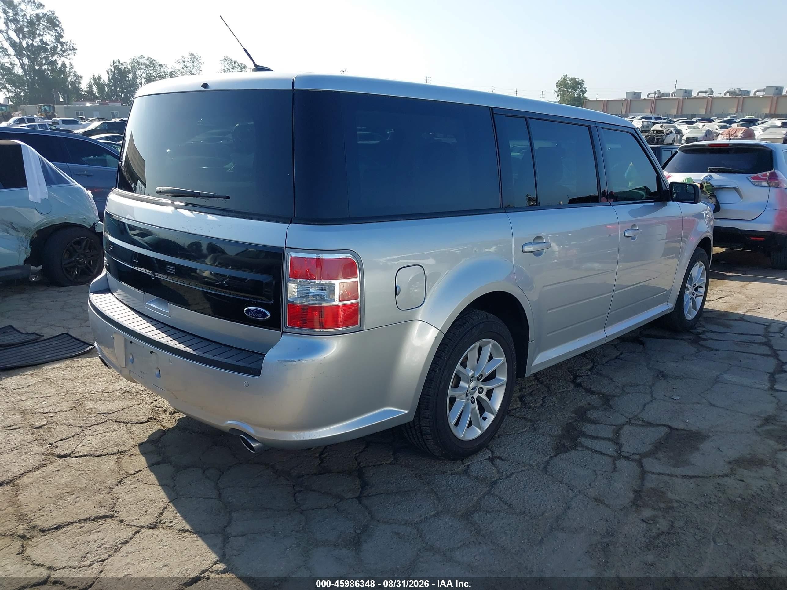 2014 Ford Flex Se Silver vin: 2FMGK5B89EBD21271