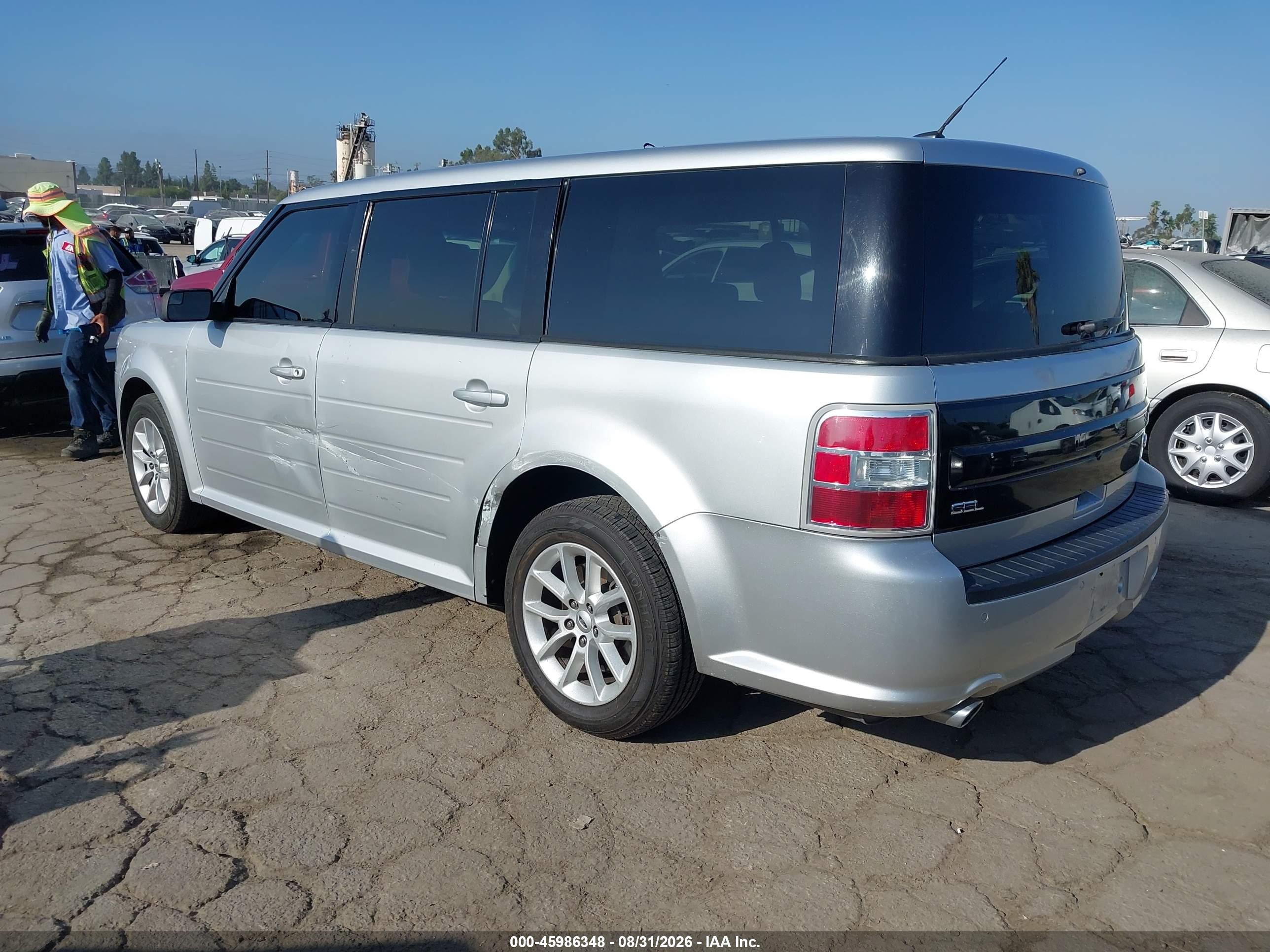 2014 Ford Flex Se Silver vin: 2FMGK5B89EBD21271