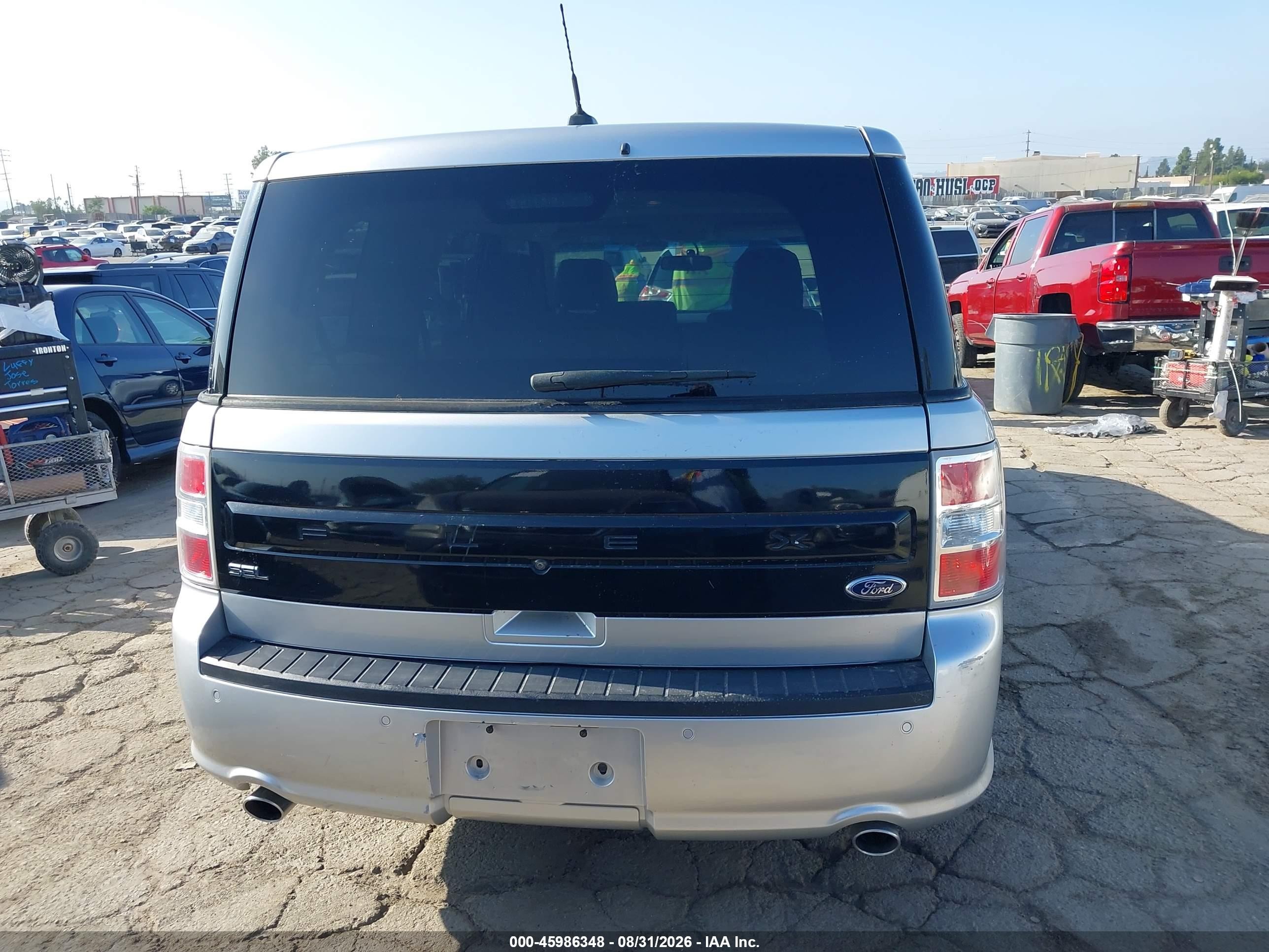 2014 Ford Flex Se Silver vin: 2FMGK5B89EBD21271