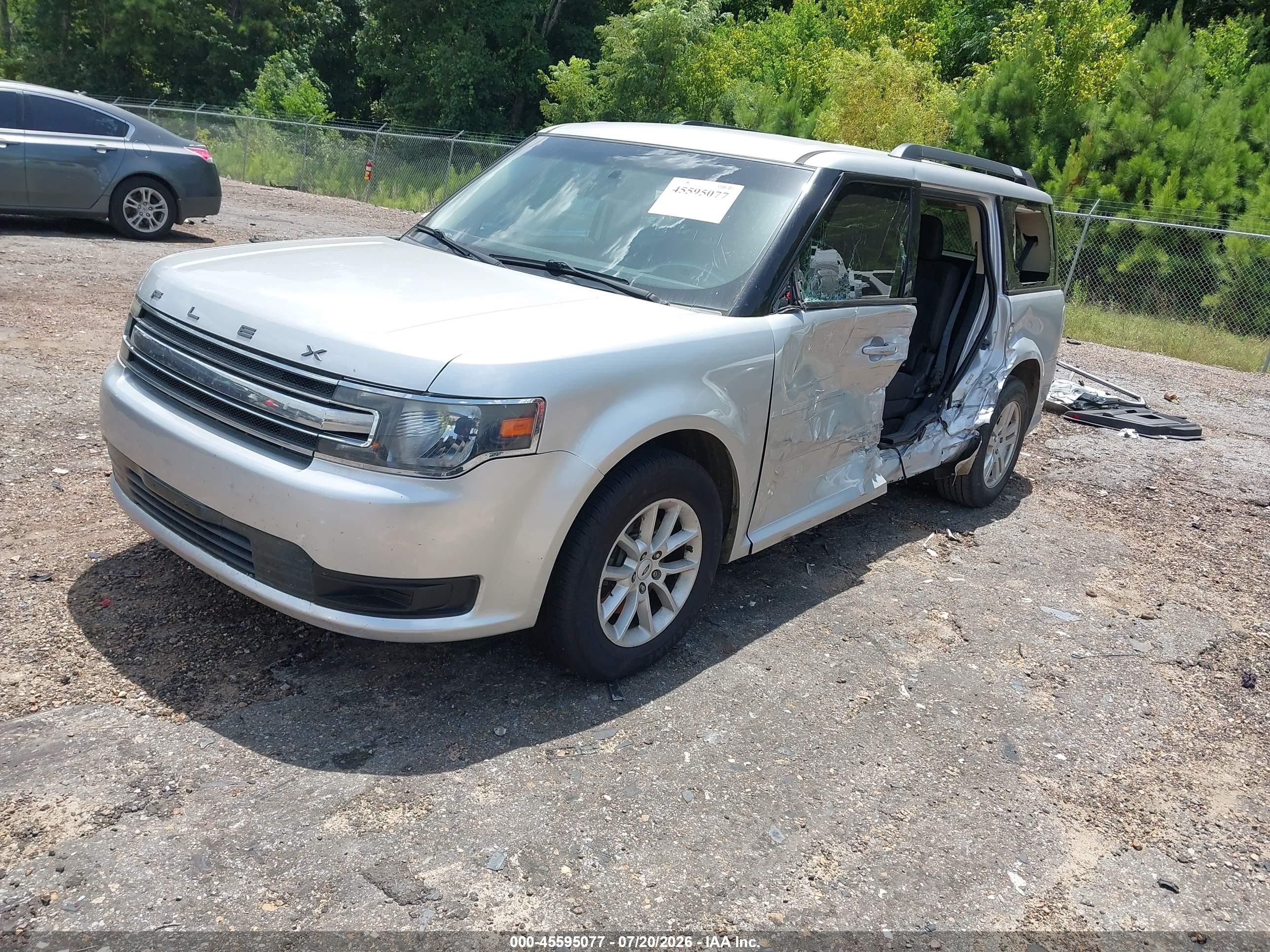 2015 Ford Flex Se Silver vin: 2FMGK5B89FBA11140