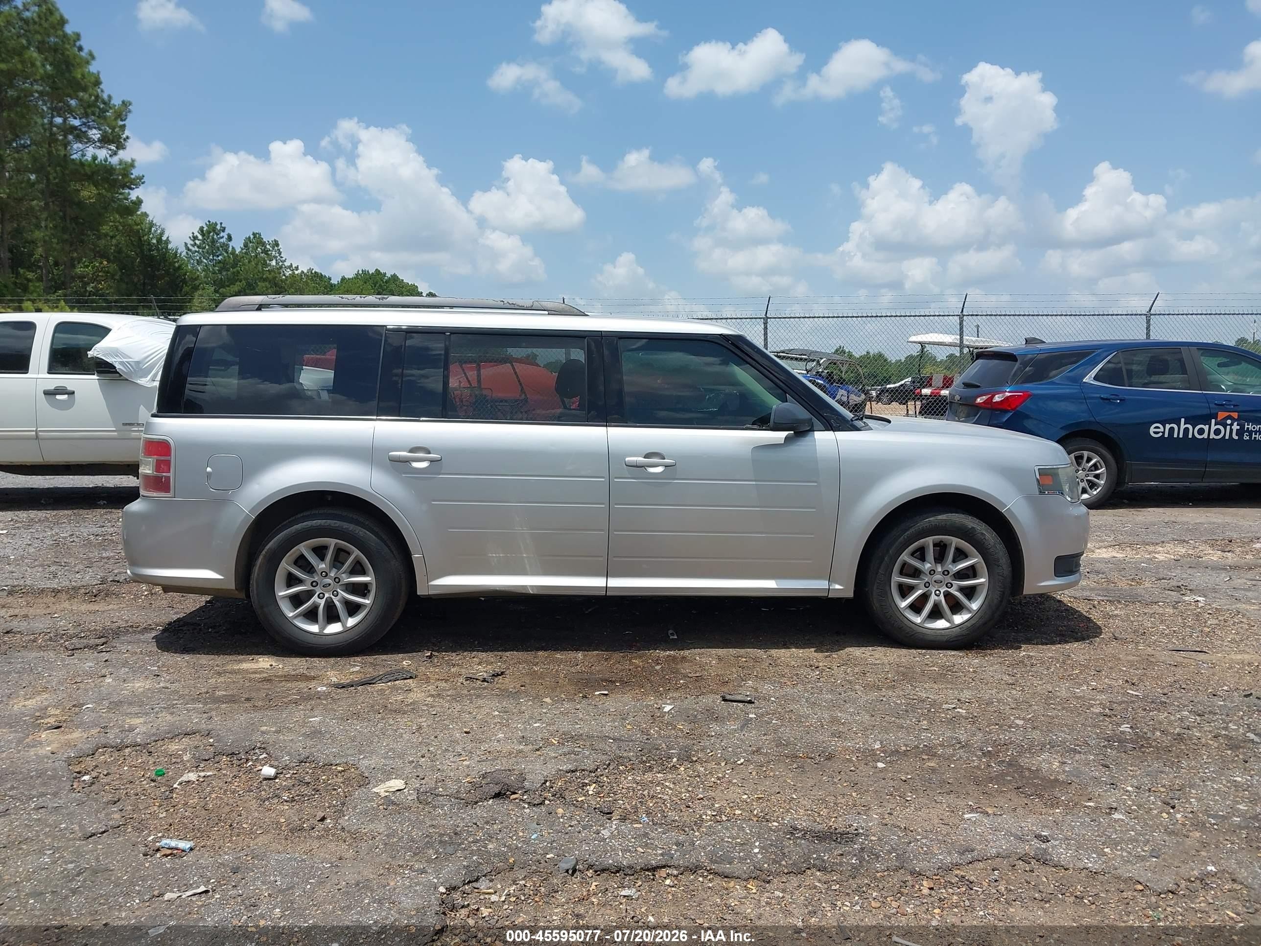 2015 Ford Flex Se Silver vin: 2FMGK5B89FBA11140
