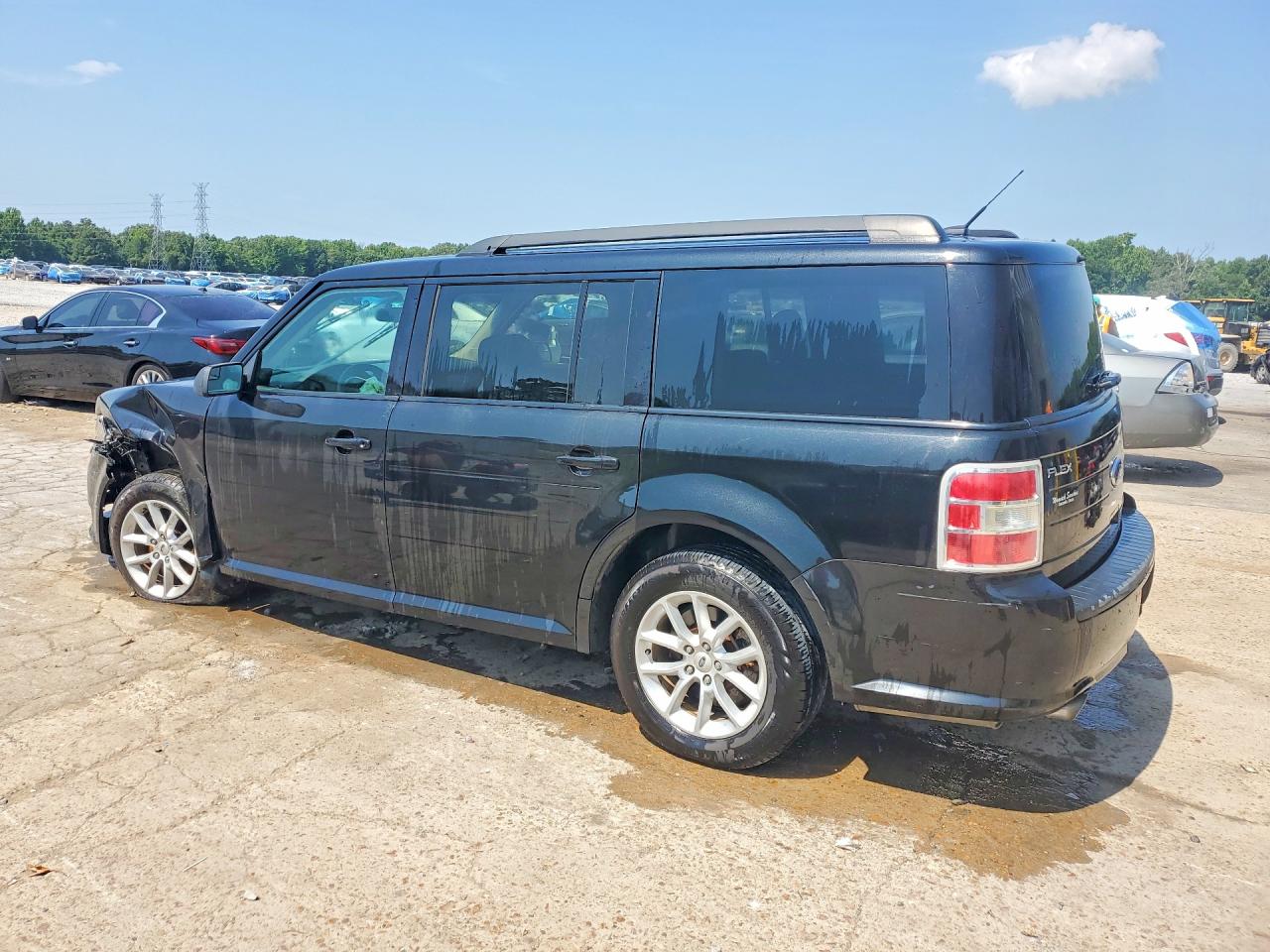 2013 Ford Flex Se Blue vin: 2FMGK5B8XDBD29636