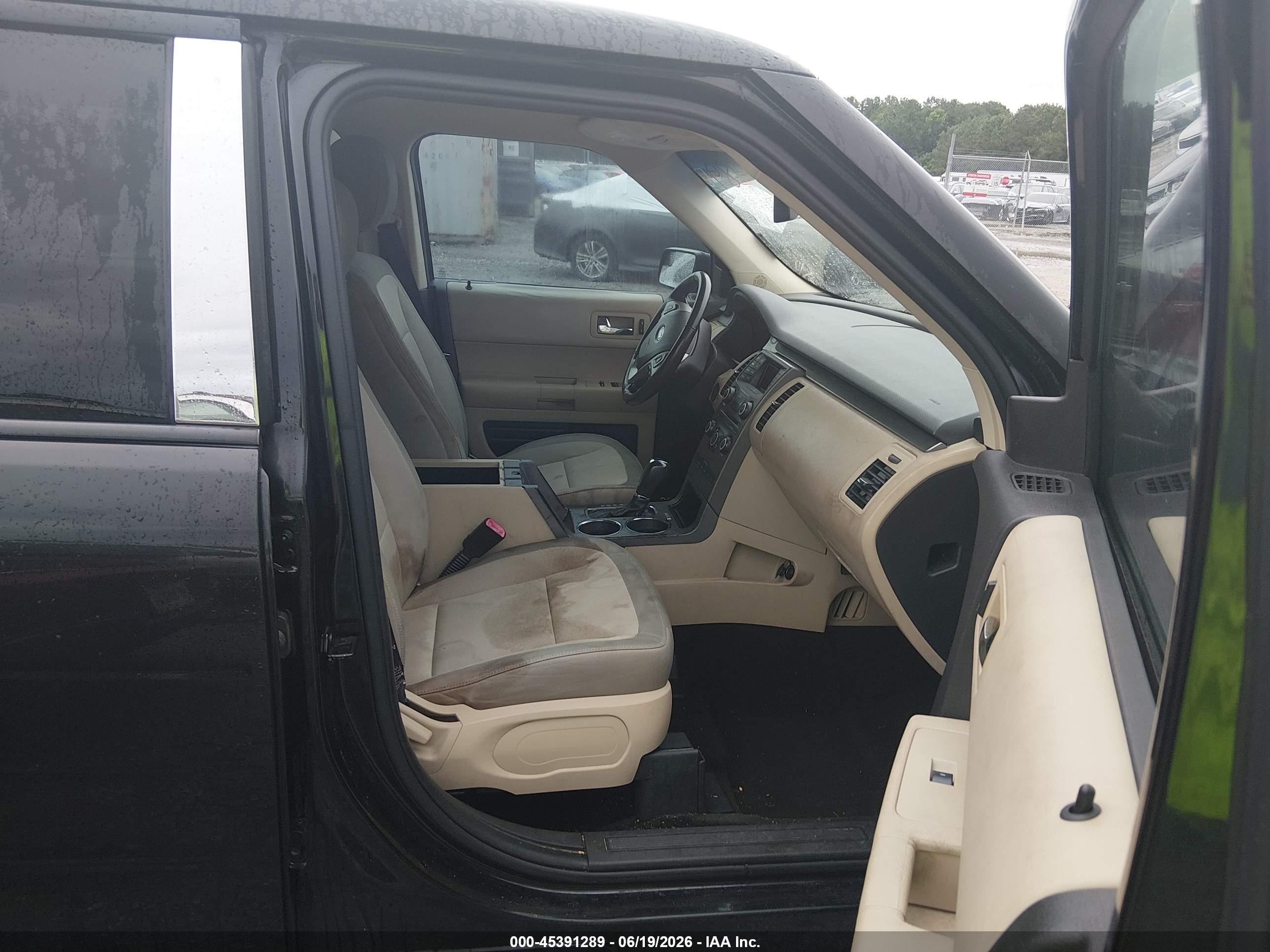 2013 Ford Flex Se Black vin: 2FMGK5B8XDBD34951
