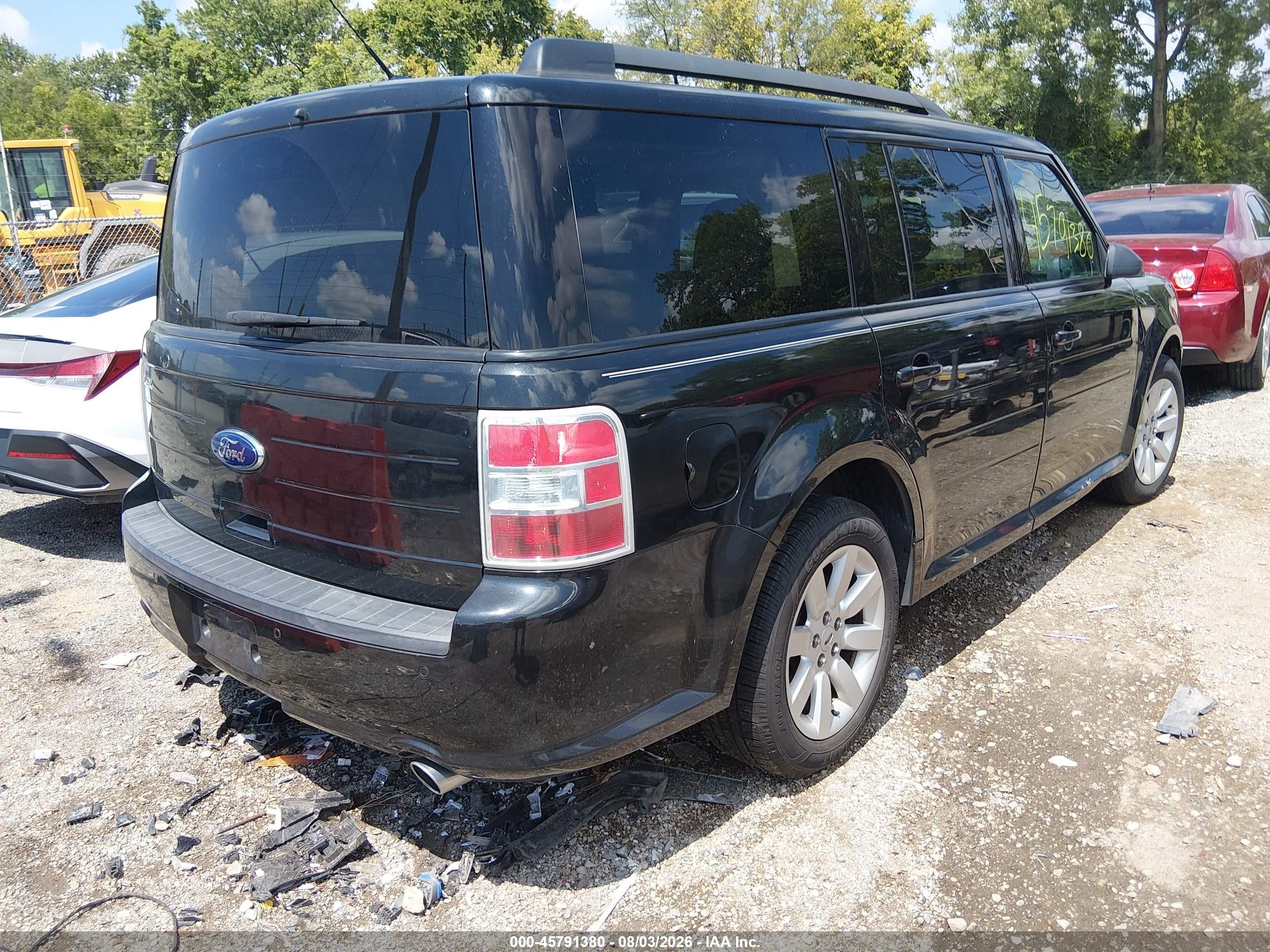 2014 Ford Flex Se Black vin: 2FMGK5B8XEBD07542