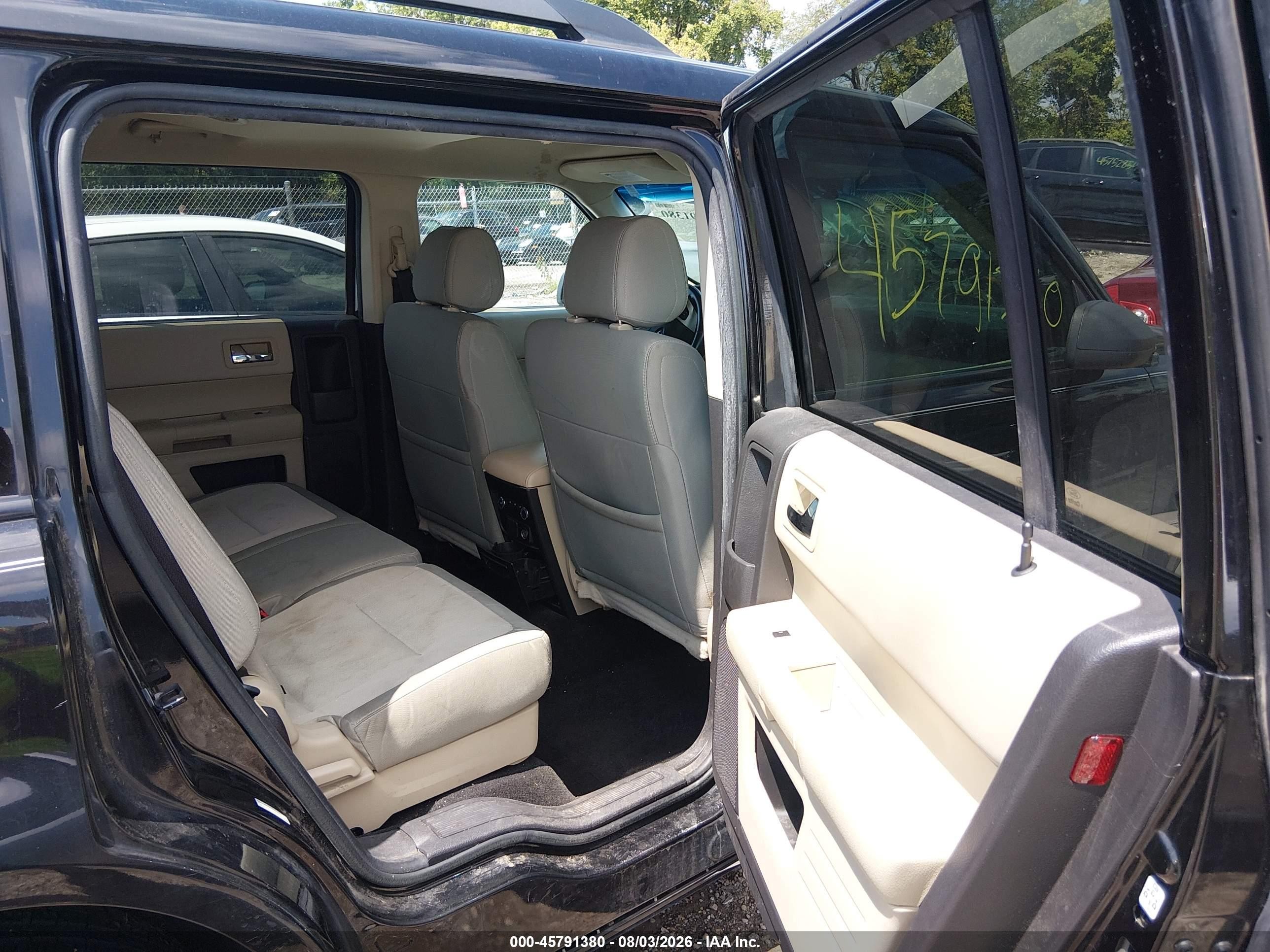 2014 Ford Flex Se Black vin: 2FMGK5B8XEBD07542