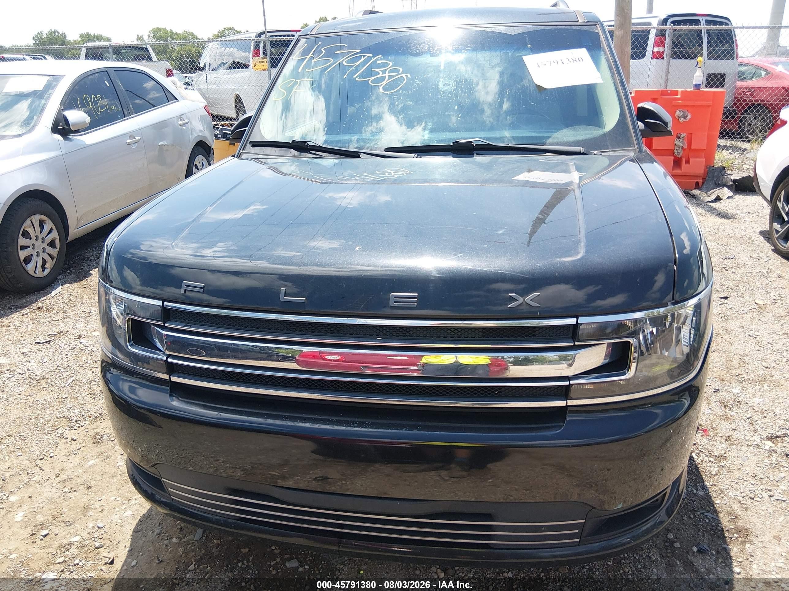 2014 Ford Flex Se Black vin: 2FMGK5B8XEBD07542