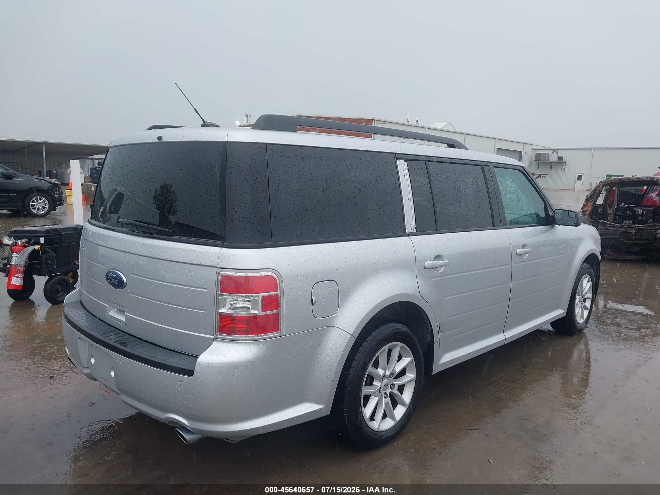 2014 Ford Flex Se Silver vin: 2FMGK5B8XEBD28570
