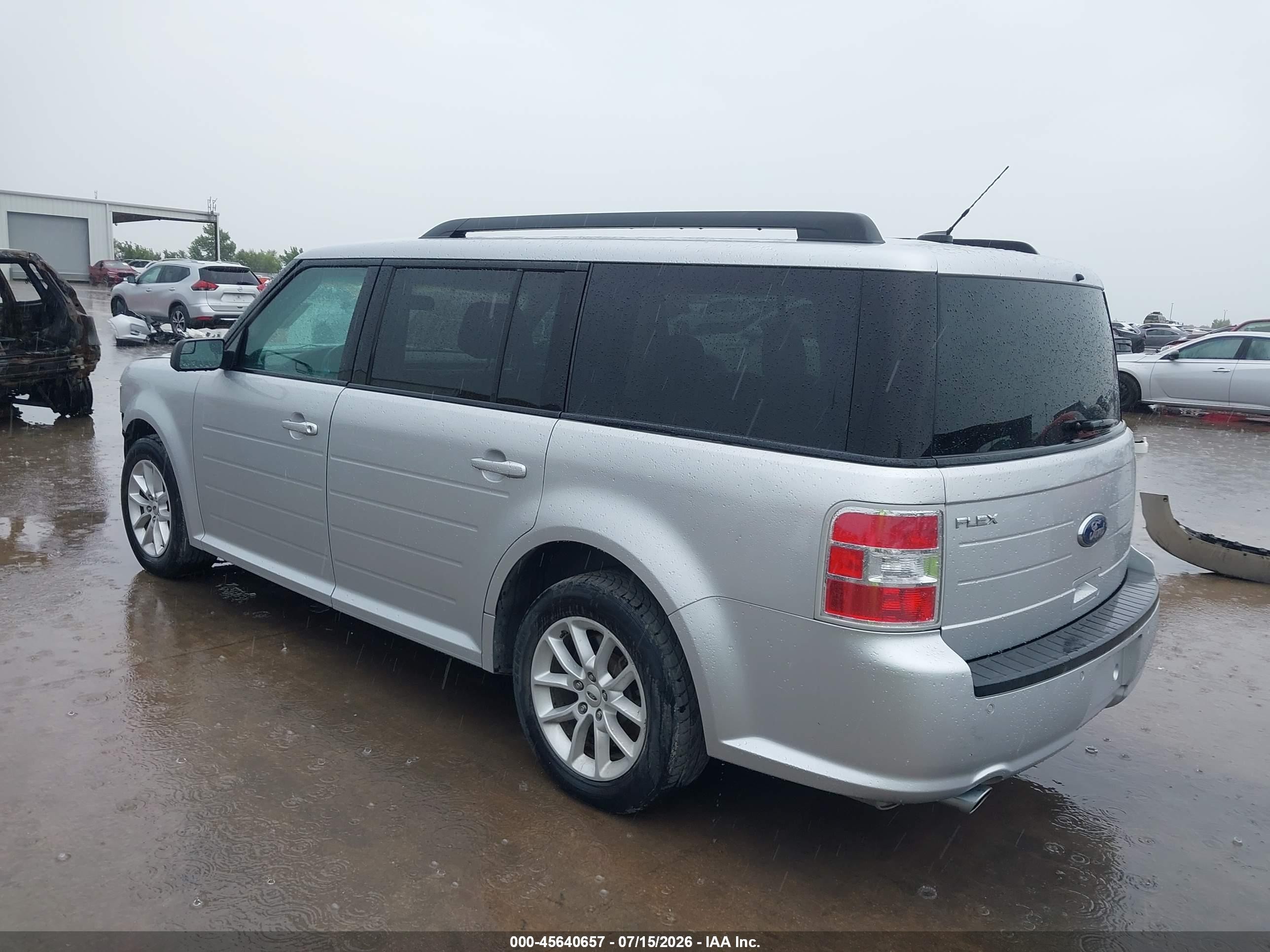 2014 Ford Flex Se Silver vin: 2FMGK5B8XEBD28570